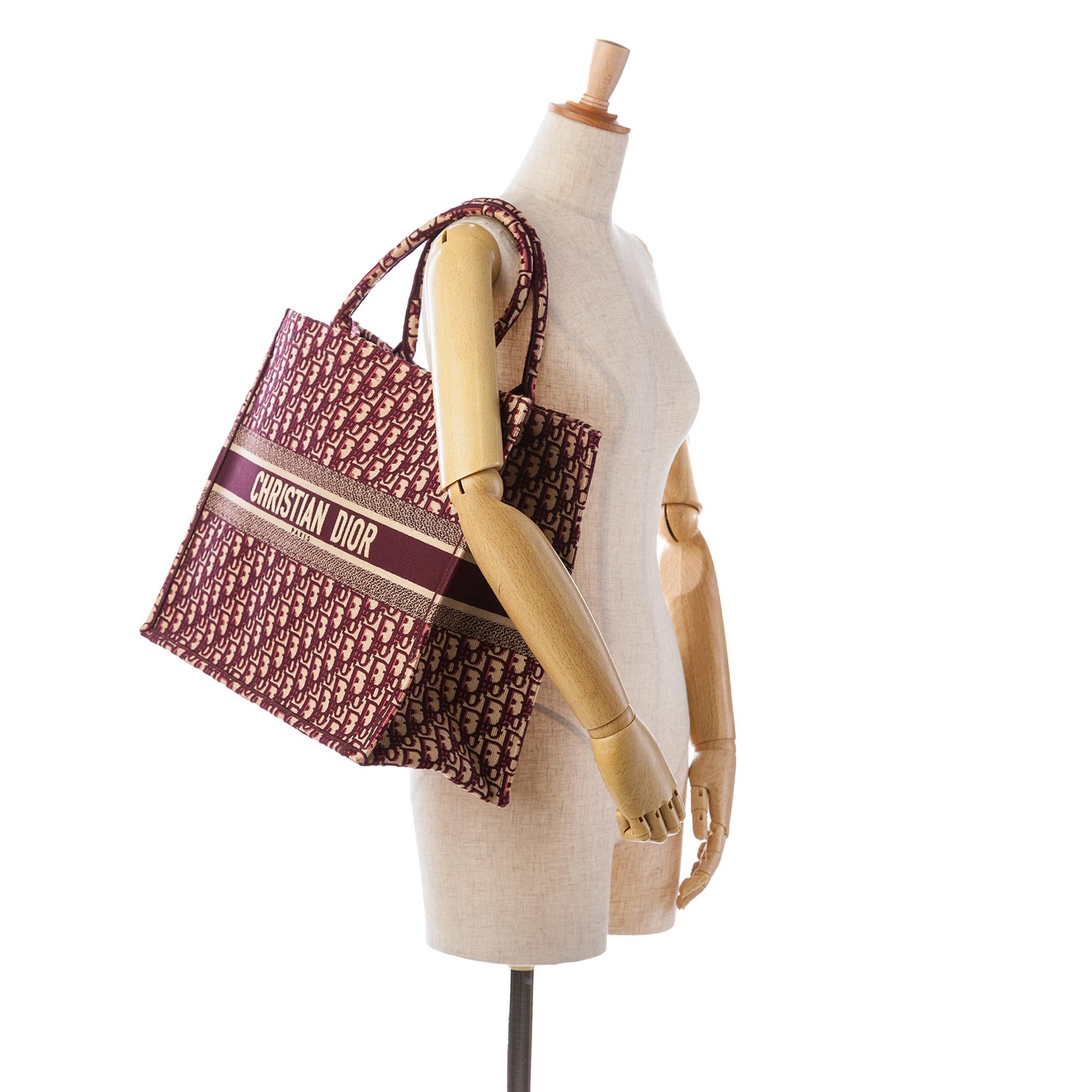Dior Large Oblique Book Tote (SHG-OrlL3f)