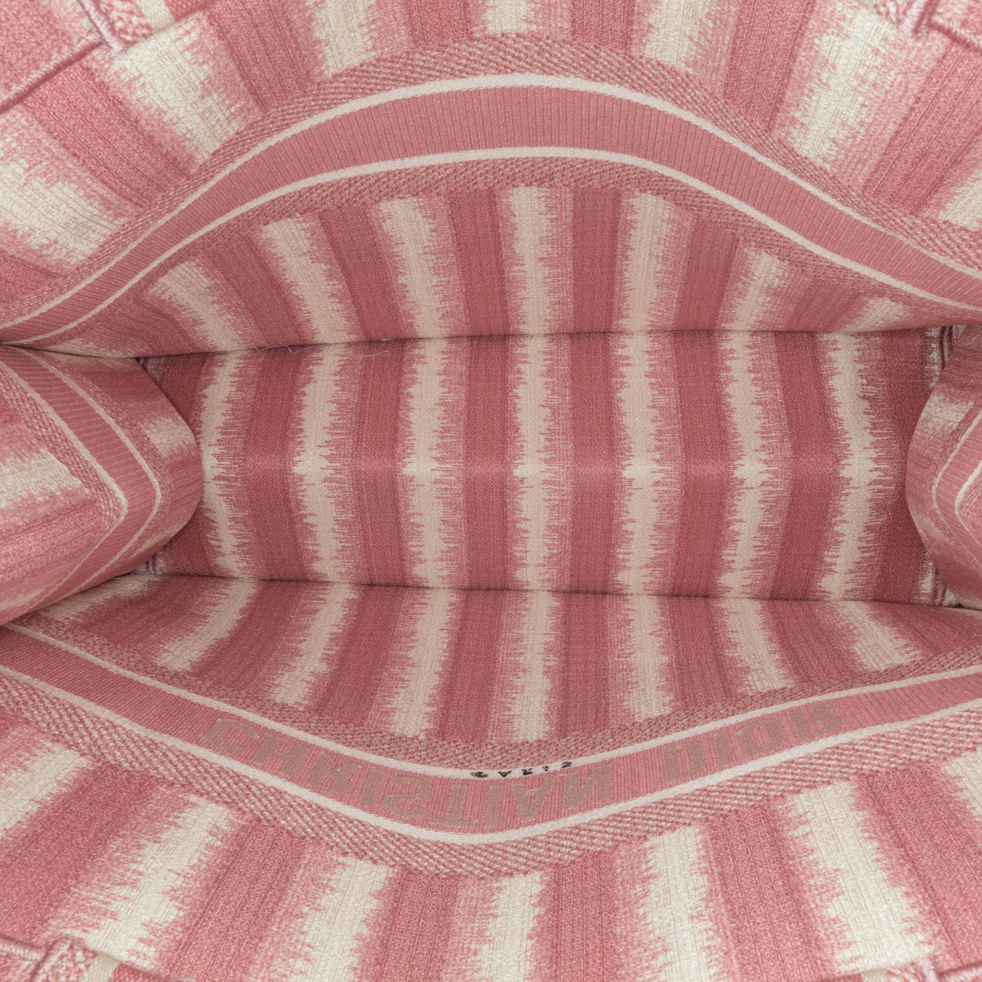 Dior Large Striped Book Tote