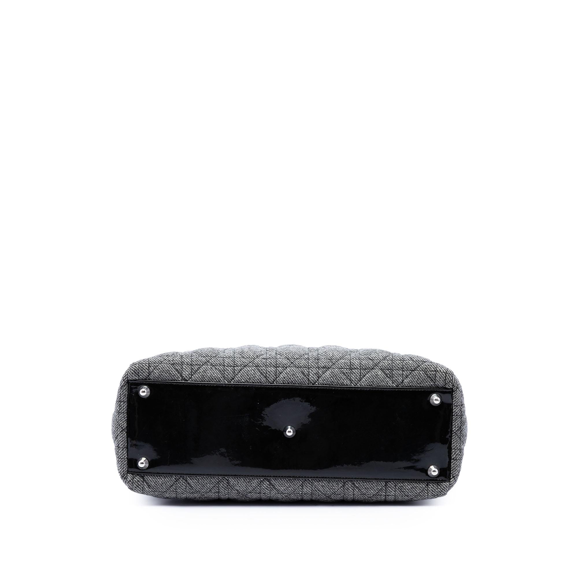 Dior Large Tweed Cannage Lady Dior