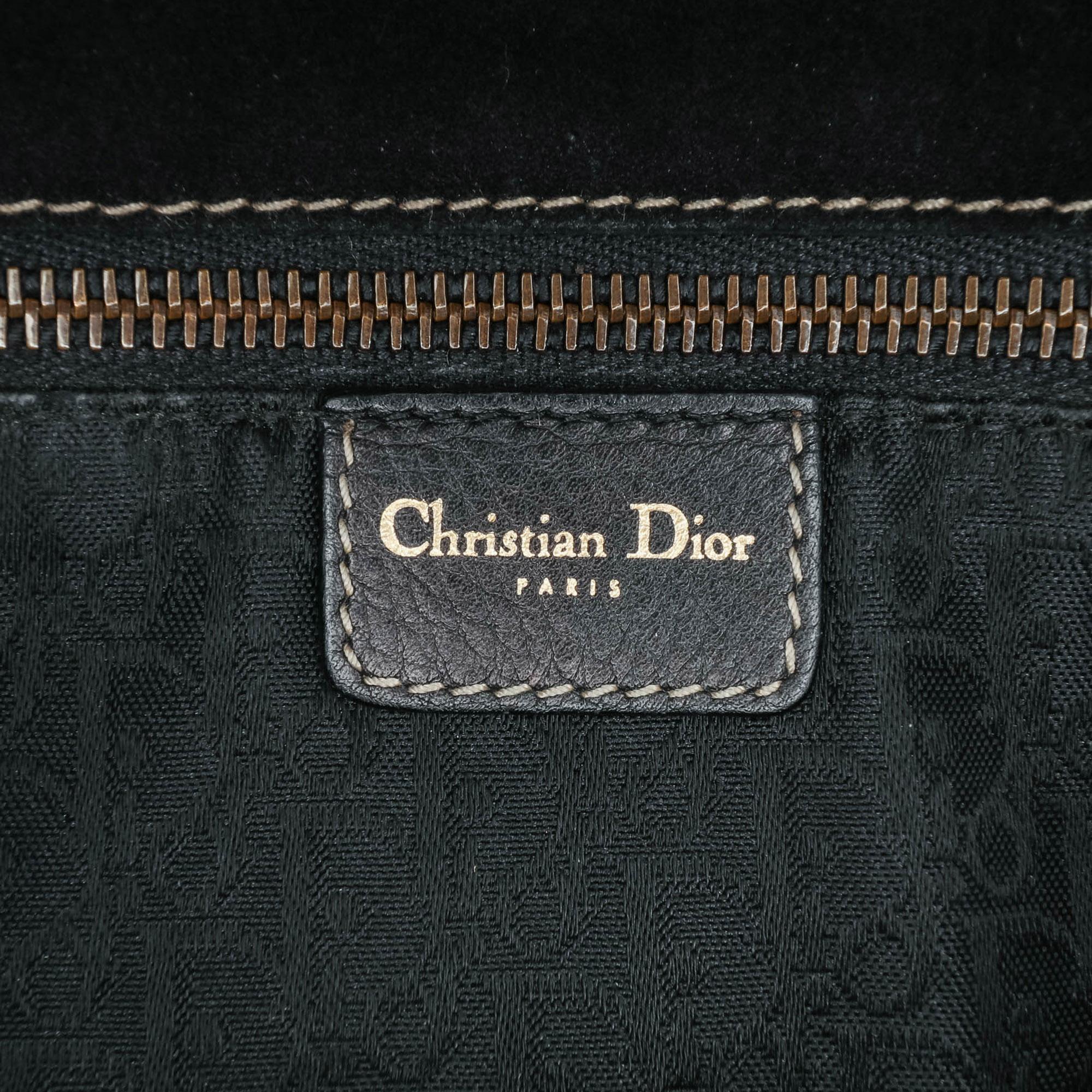 Dior Leather Baudrier Saddle Bag