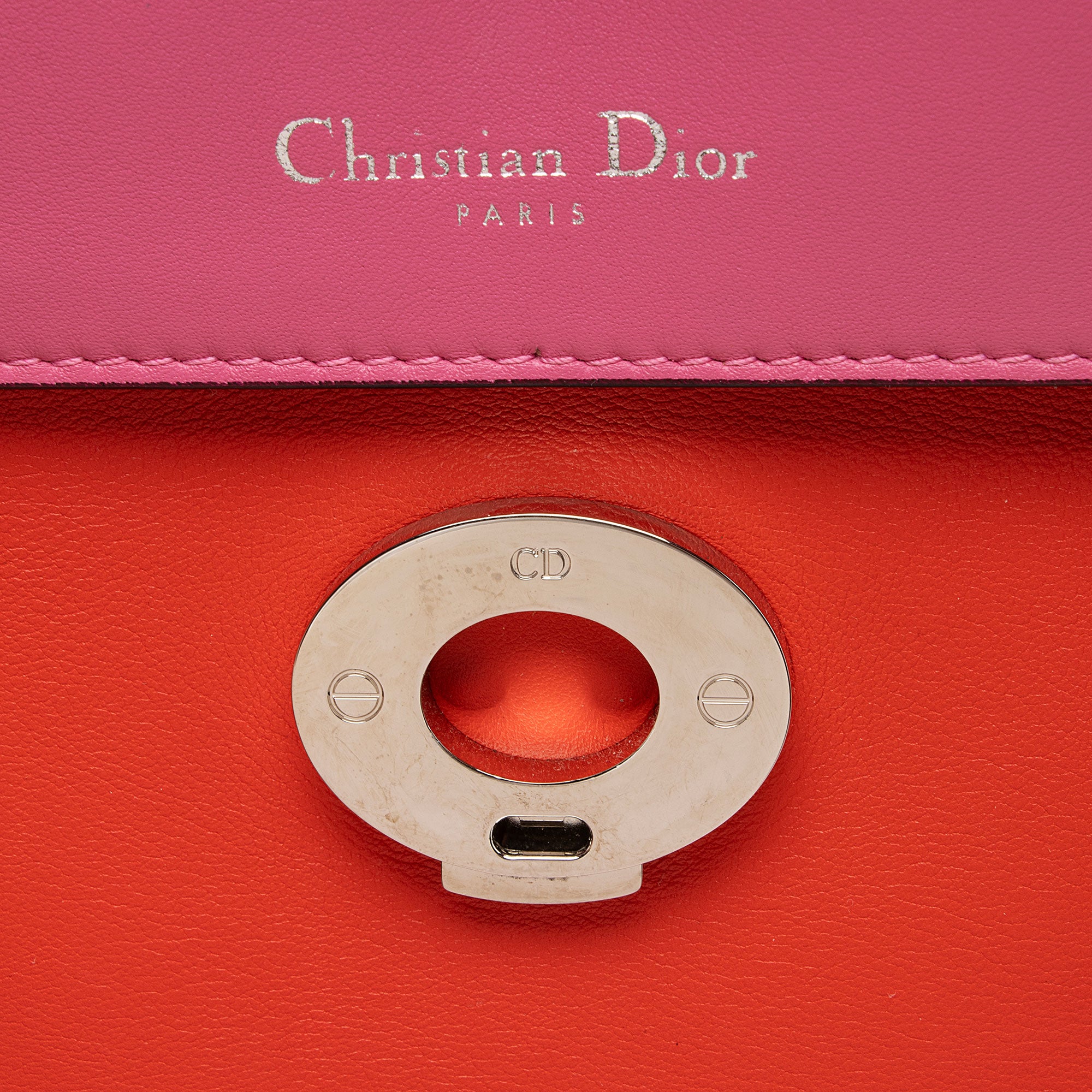 Dior Leather Be Dior Flap Small Top Handle
