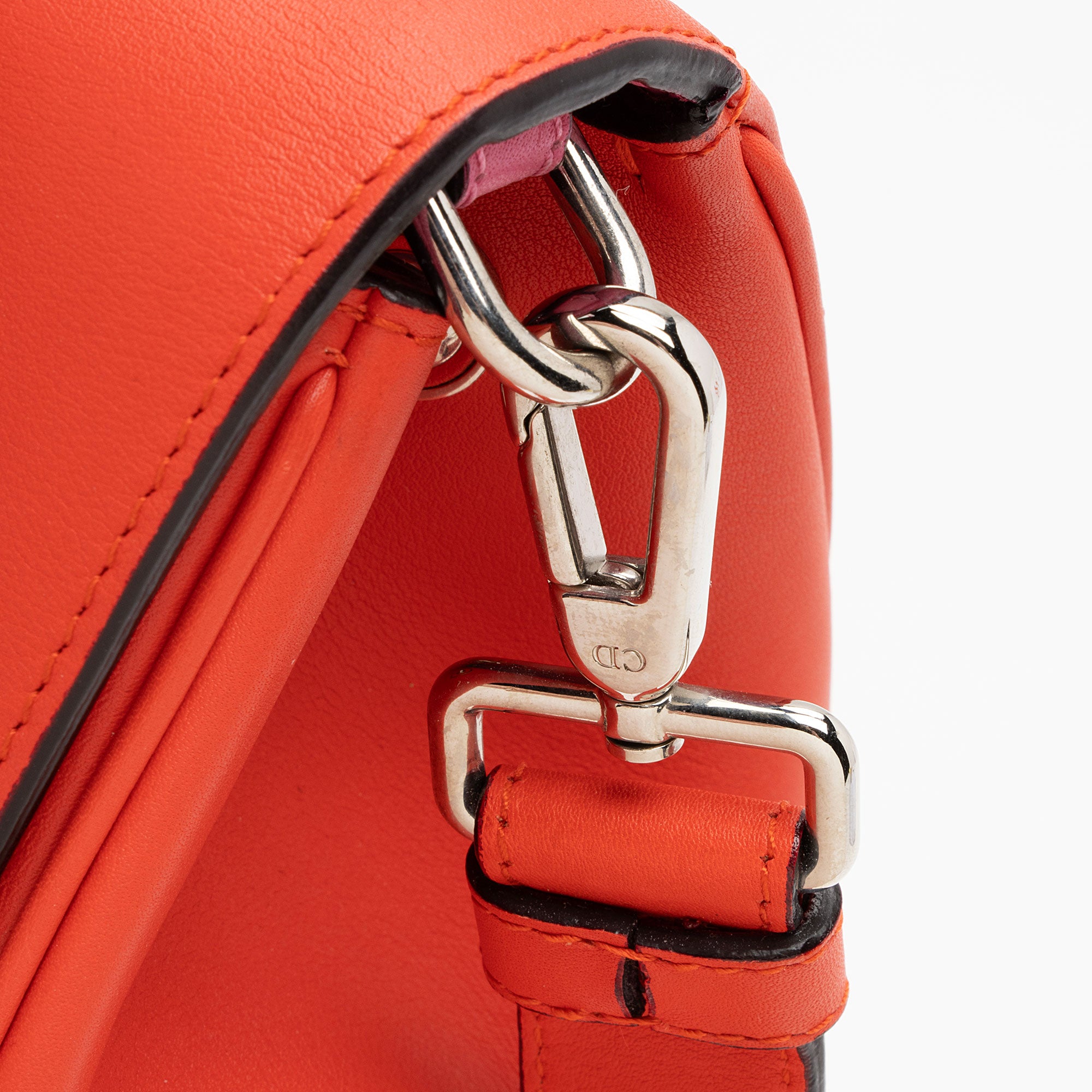 Dior Leather Be Dior Flap Small Top Handle