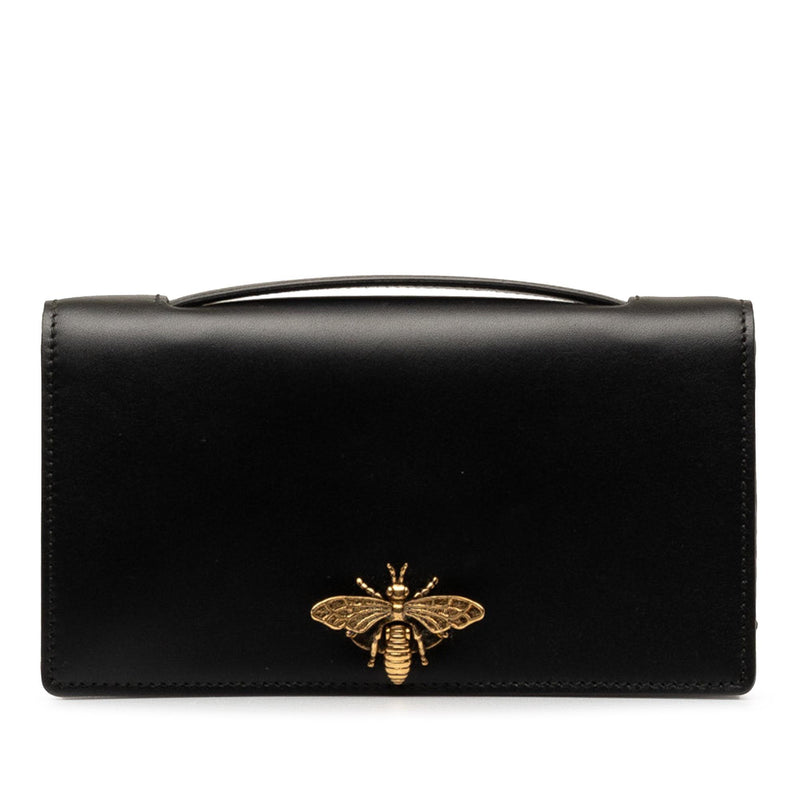 Dior Leather Bee Clutch (SHG-z1s8eD)