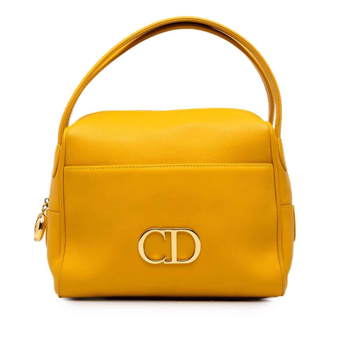 Dior Leather CD Logo Handbag