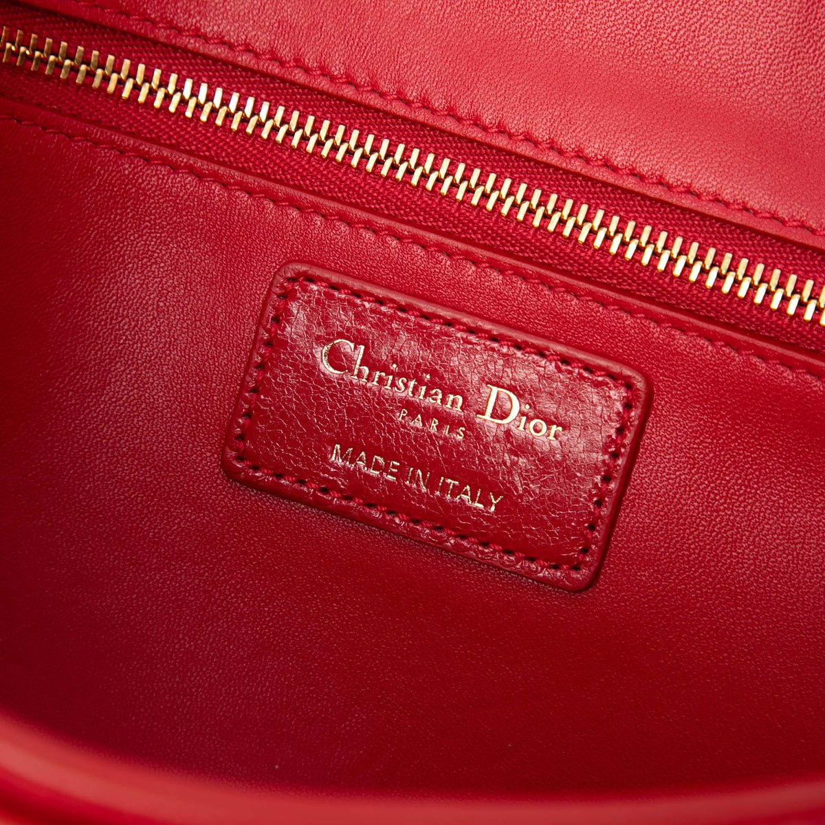 Dior Leather Montaigne 30 Clutch with Chain