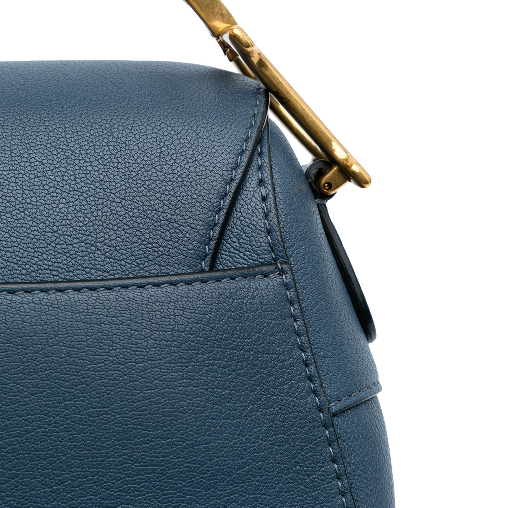 Dior Leather Saddle Bag