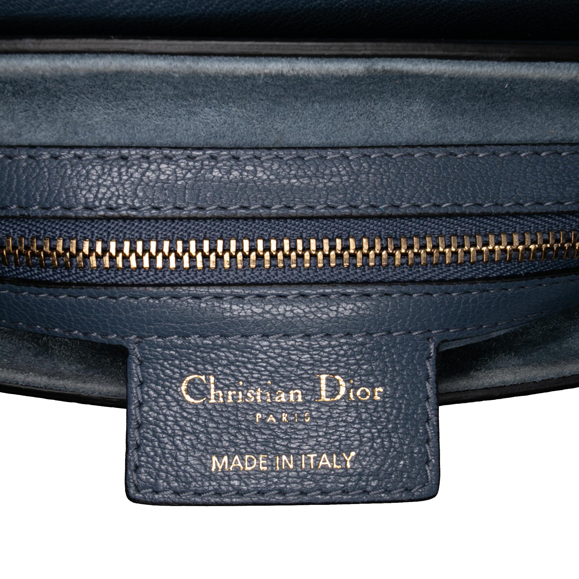 Dior Leather Saddle Bag