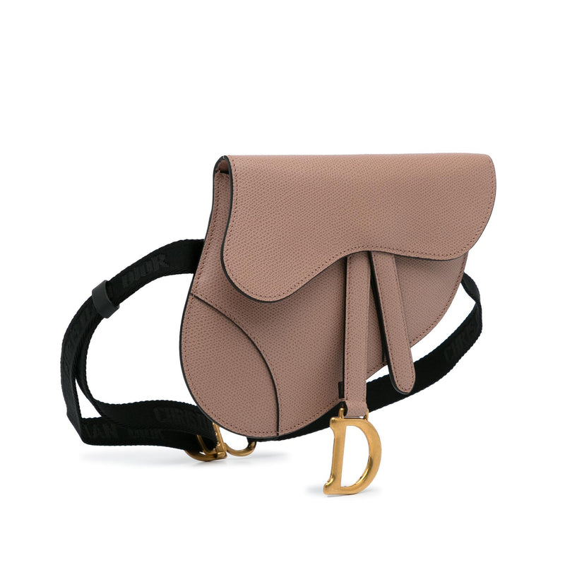 Dior Leather Saddle Belt Bag (SHG-spaaI5)