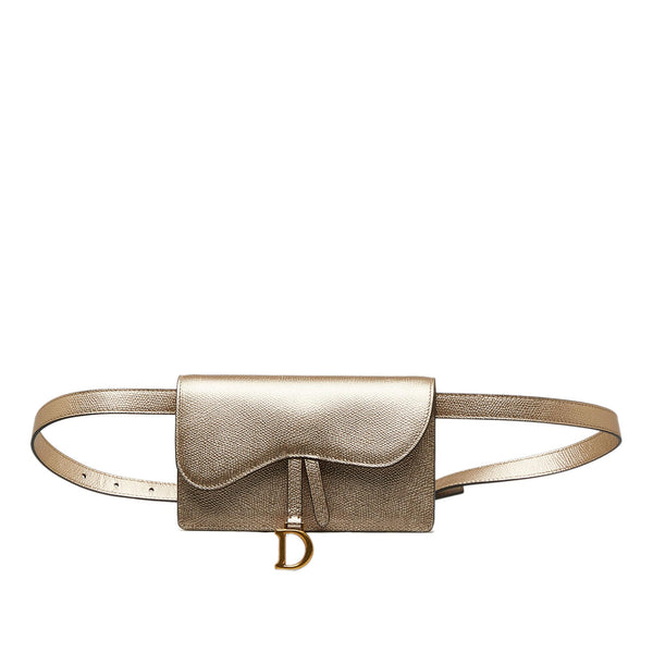 Dior Leather Saddle Belt Bag (SHG-ORVCDh)