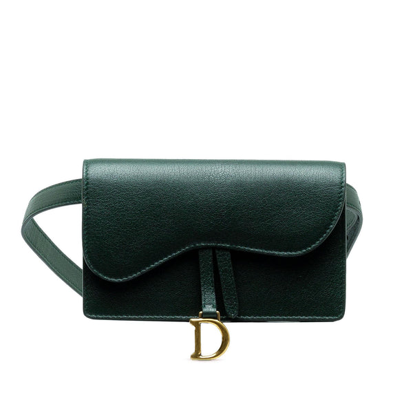 Dior Leather Saddle Belt Bag (SHG-cKYQeE)