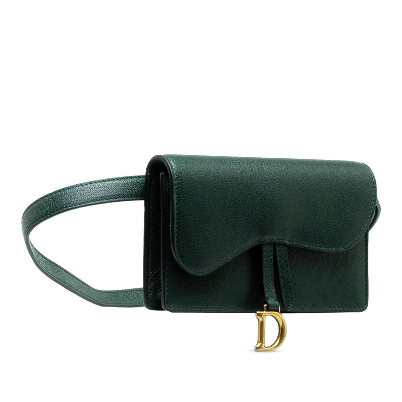 Dior Leather Saddle Belt Bag (SHG-cKYQeE)