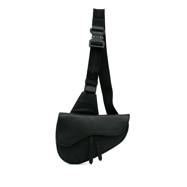 Dior Leather Saddle Crossbody Bag (SHG-rHavln)
