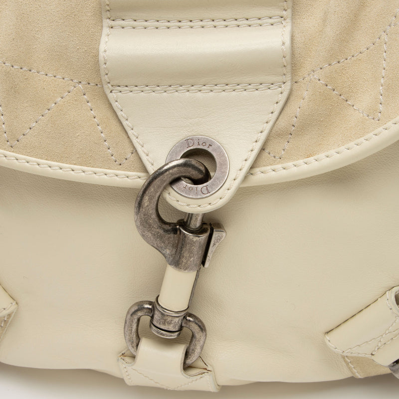 Dior Leather Suede Rebelle Shoulder Bag SHF E75STn LuxeDH