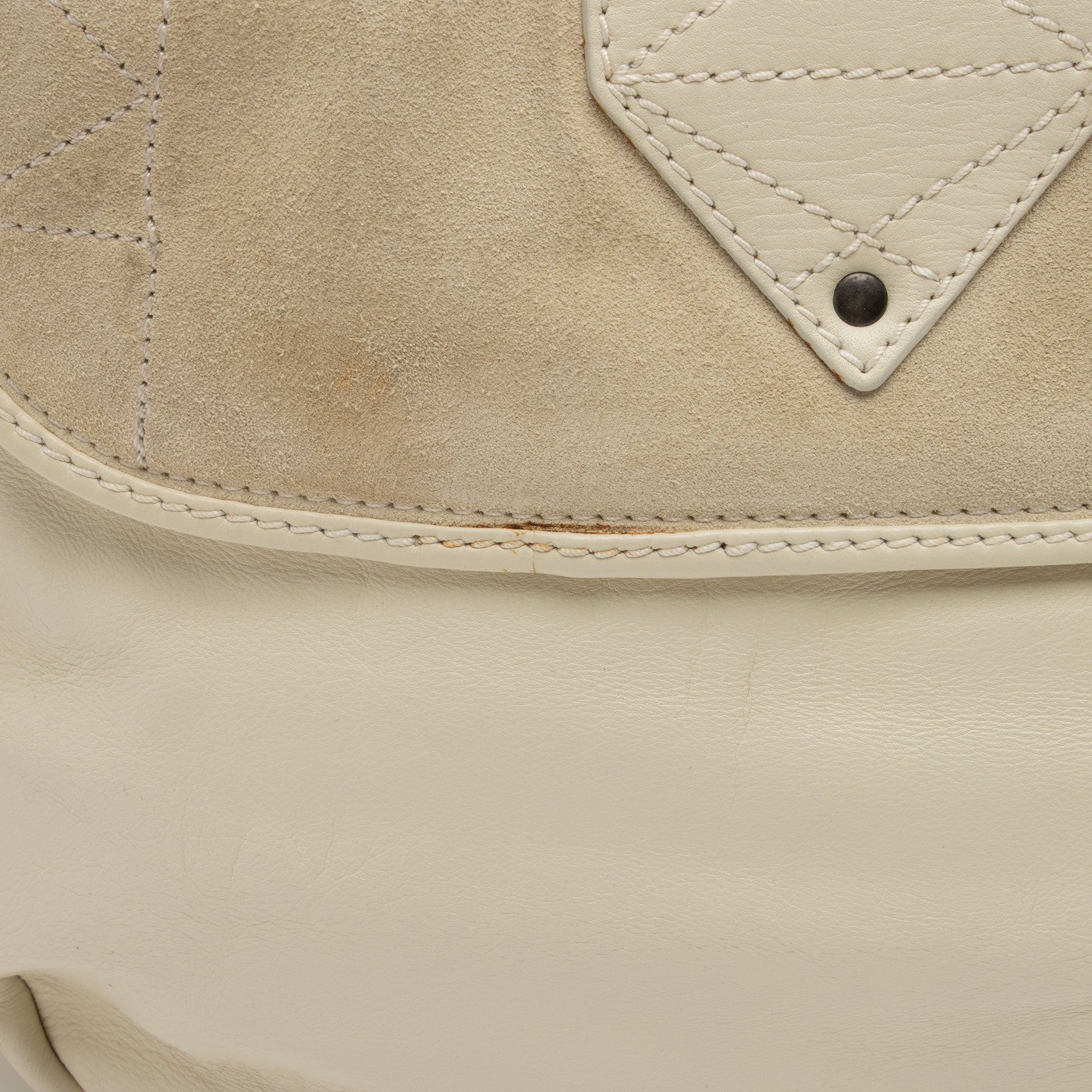 Dior Leather Suede Rebelle Shoulder Bag (SHF-E75STn)