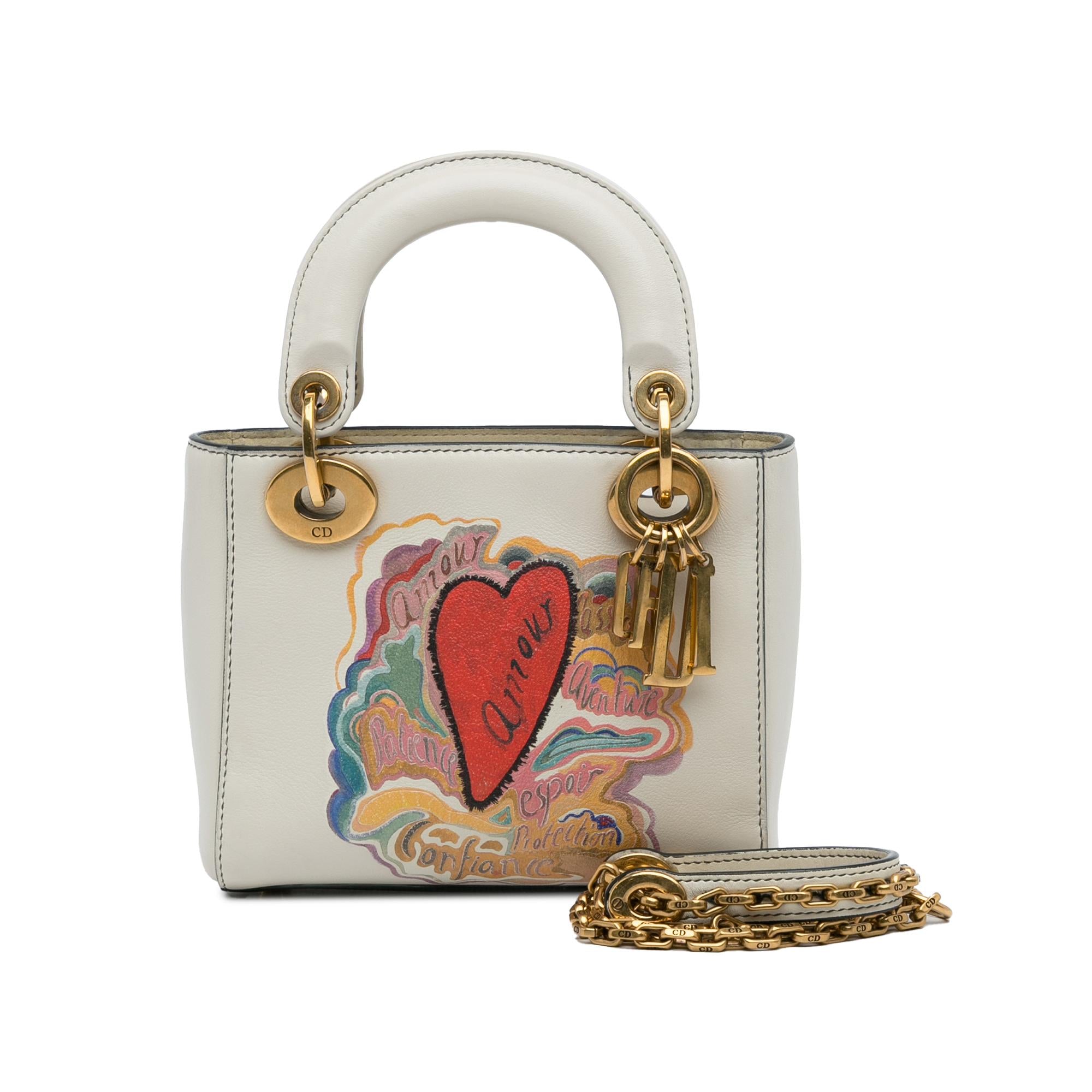 Dior Limited Edition Mini Lady DiorAmour Lady Dior (SHG-iRPRHb)