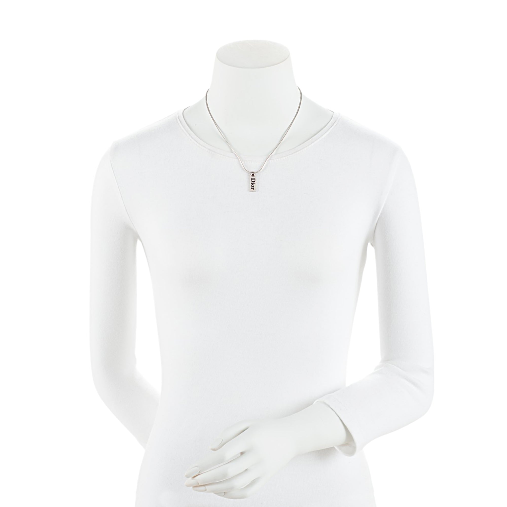 Dior Logo Bar Necklace