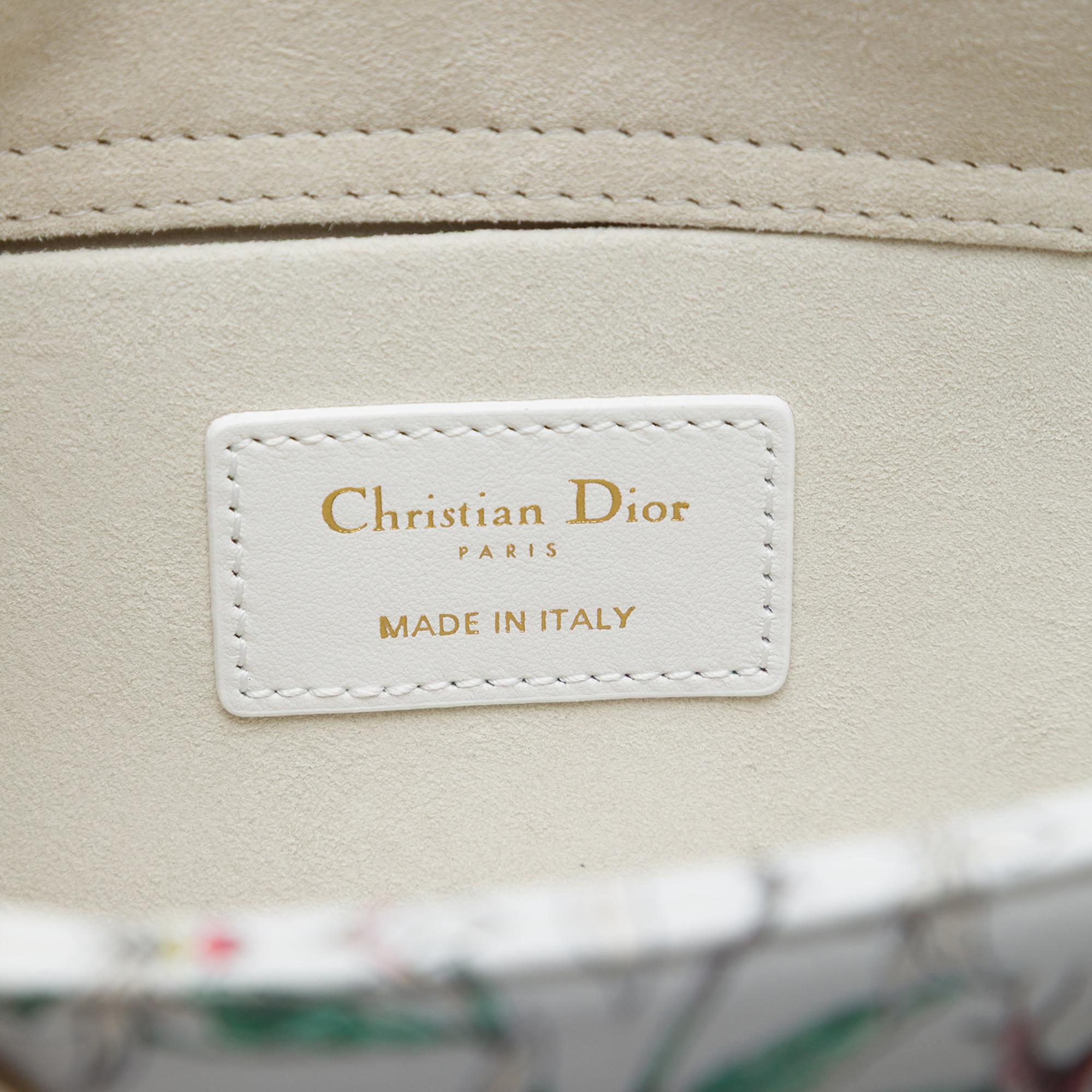 Dior Medium Calfskin Astral Flowers Lady D Joy
