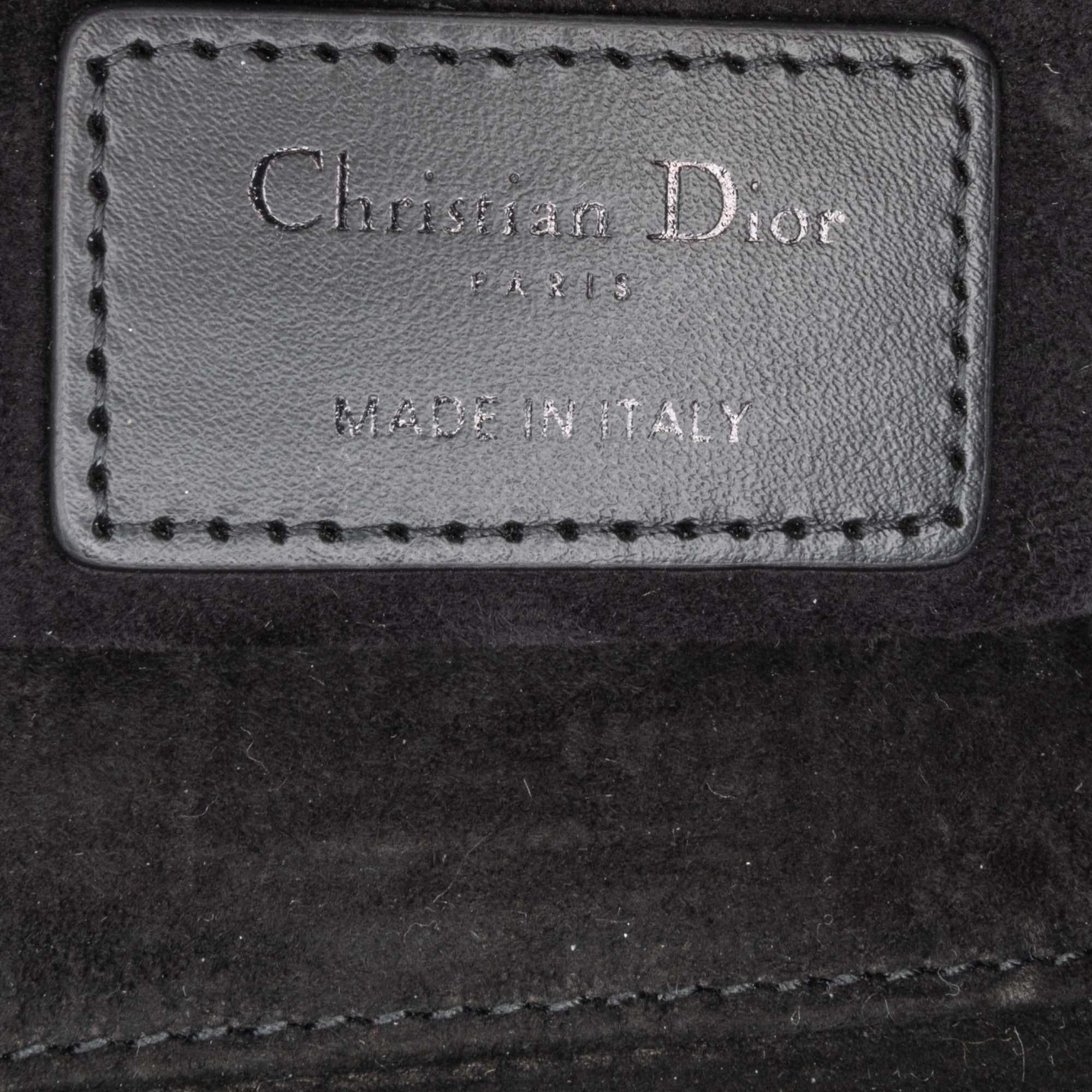 Dior Medium Calfskin Cannage Diamond Lady D Joy (SHG-0FjalQ)