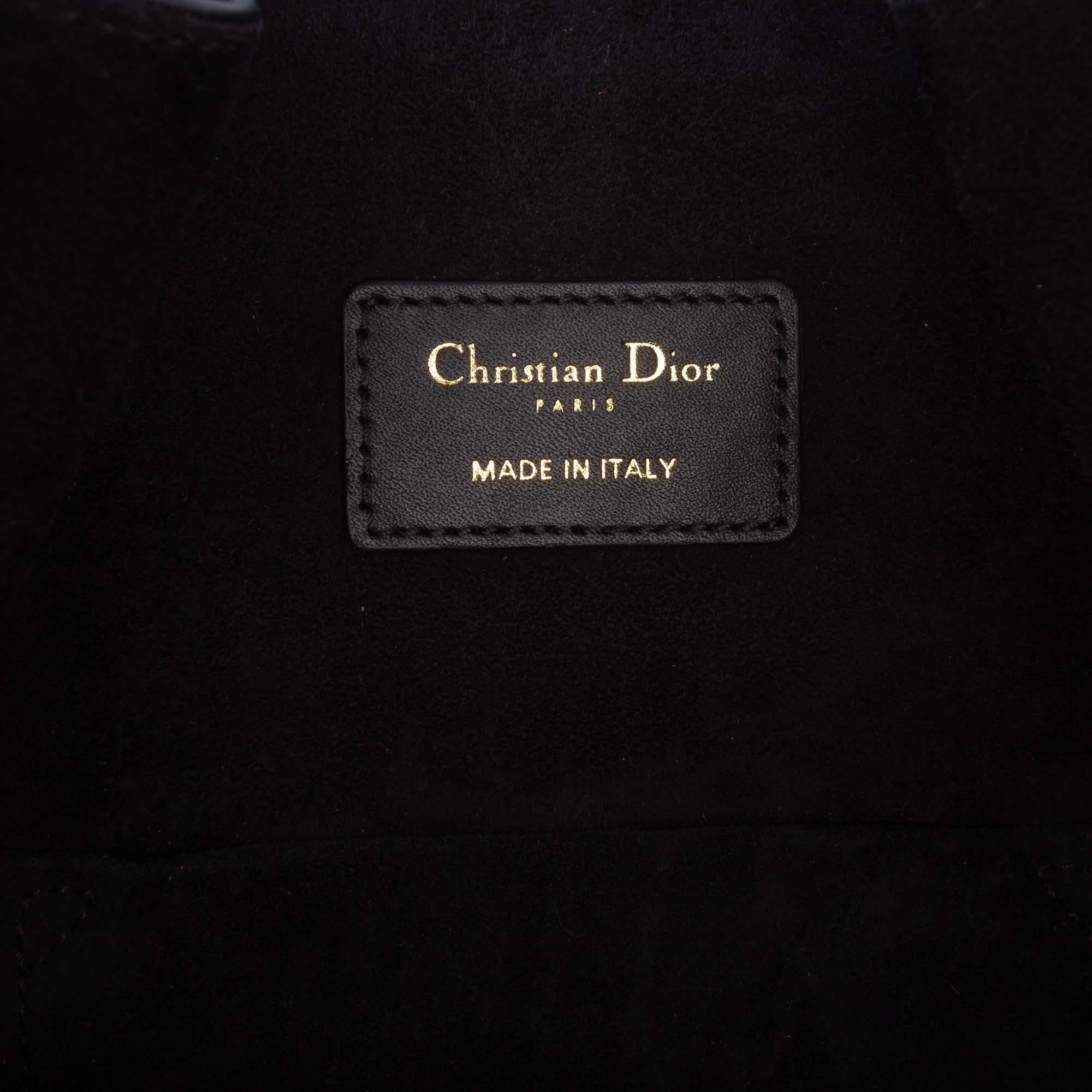 Dior Medium Calfskin Cest Dior Bucket Bag