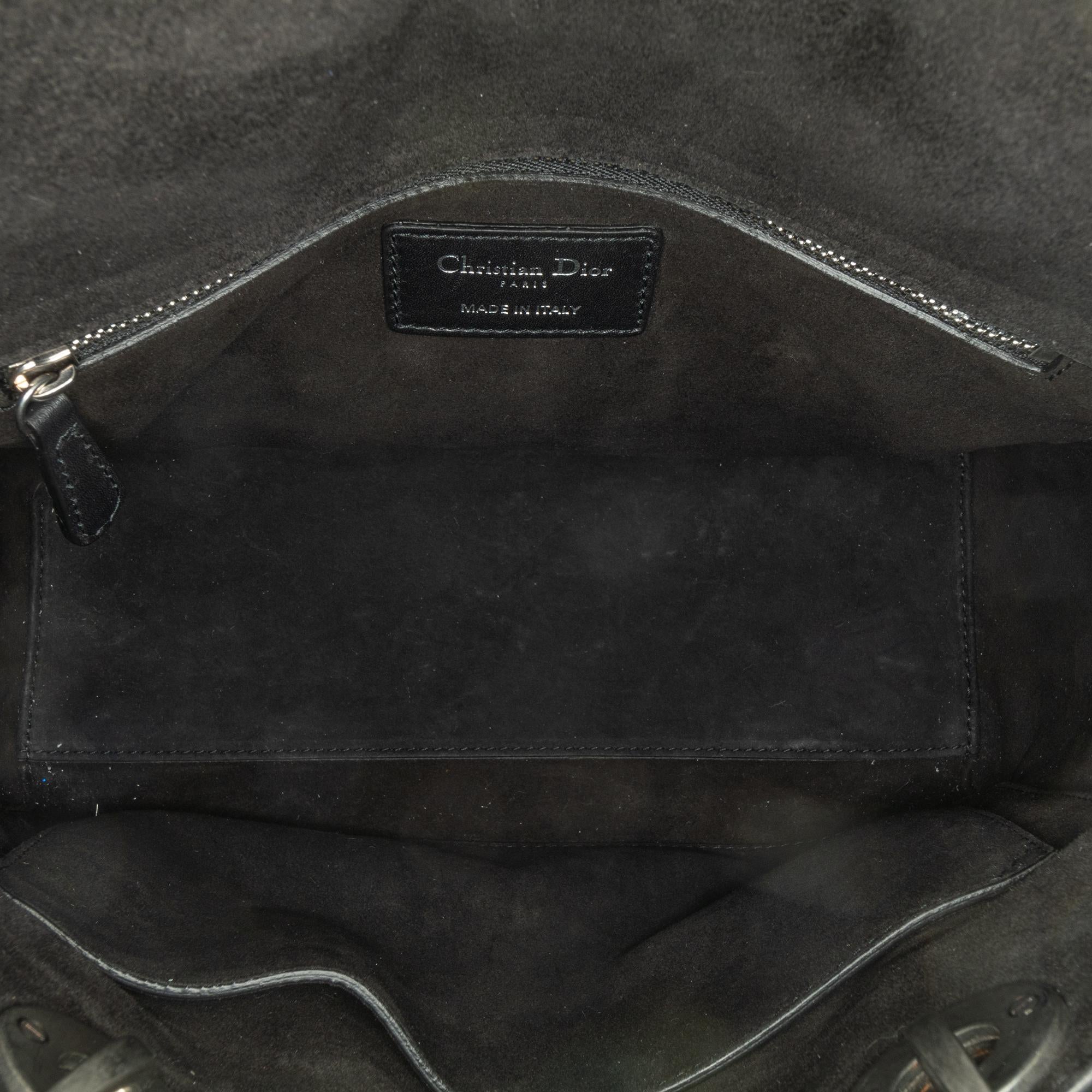 Dior Medium Calfskin Checkered Lady Dior (SHG-QaR3oV)