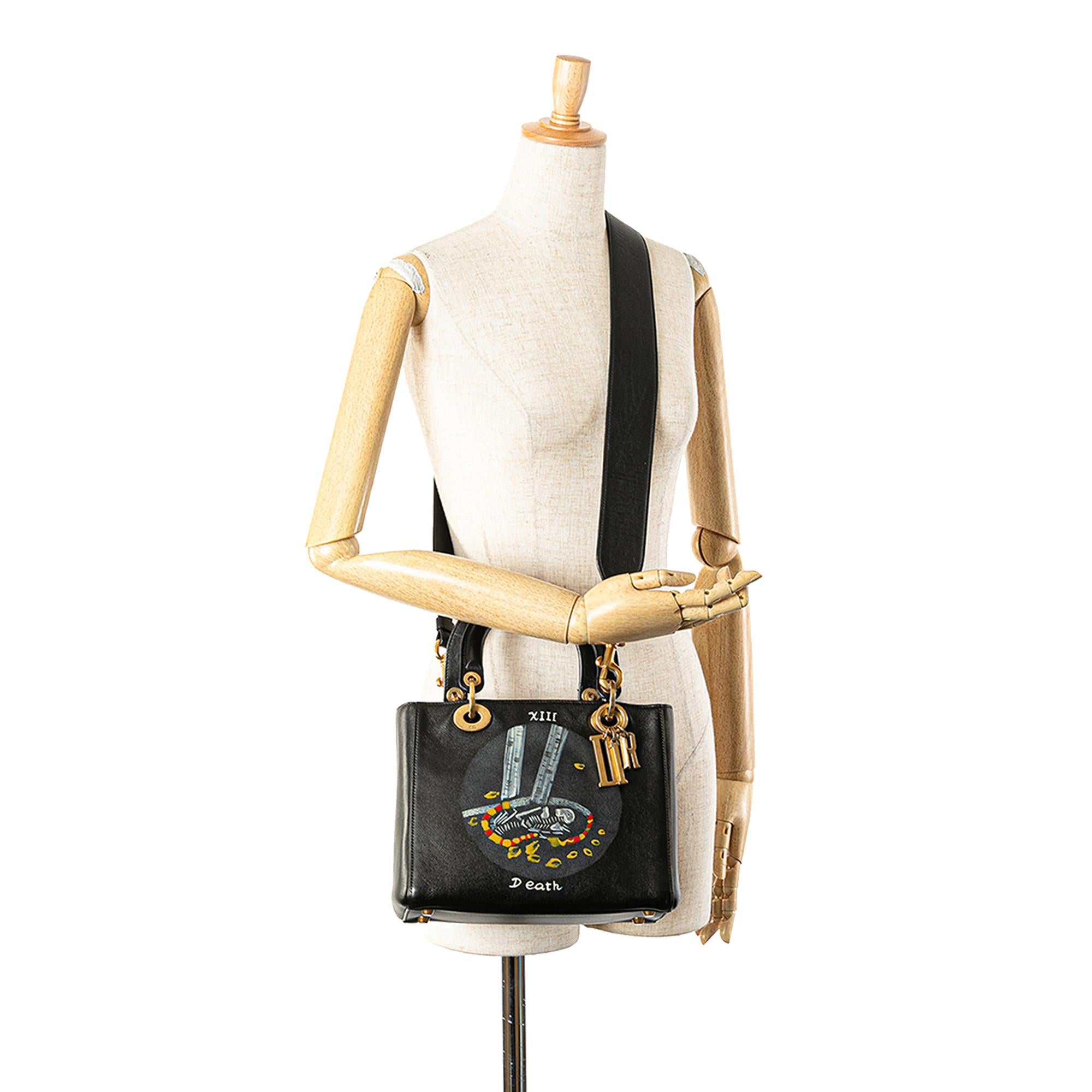 Dior Medium Calfskin Death Tarot Card Lady Dior