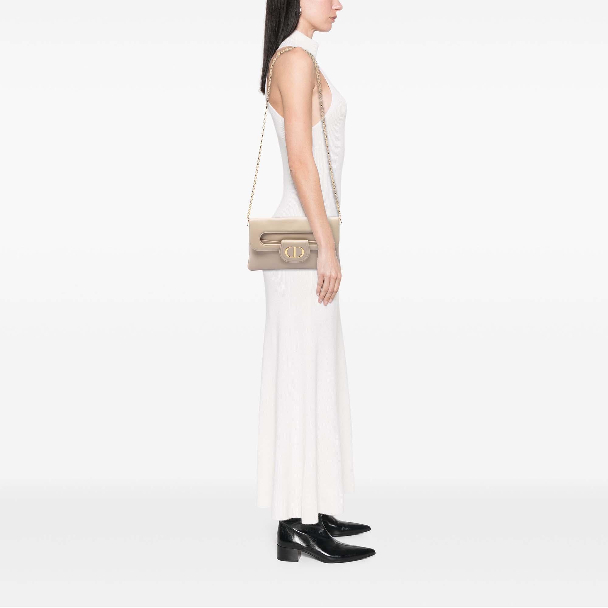 Dior Medium Calfskin DiorDouble Chain Bag