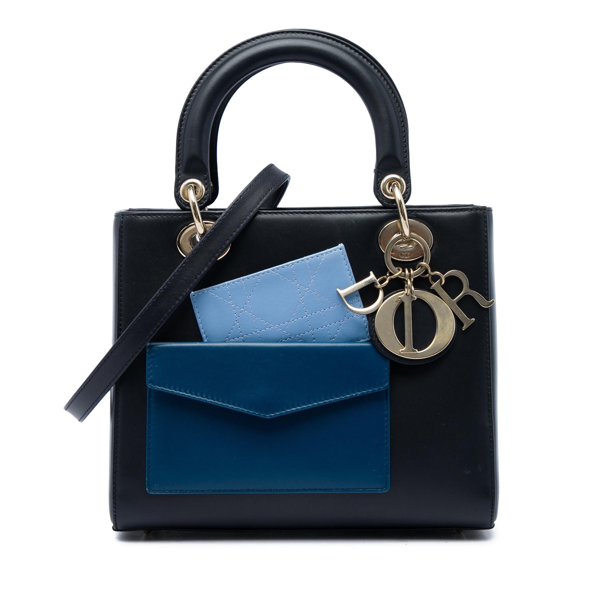 Dior Medium Calfskin Pockets Lady Dior