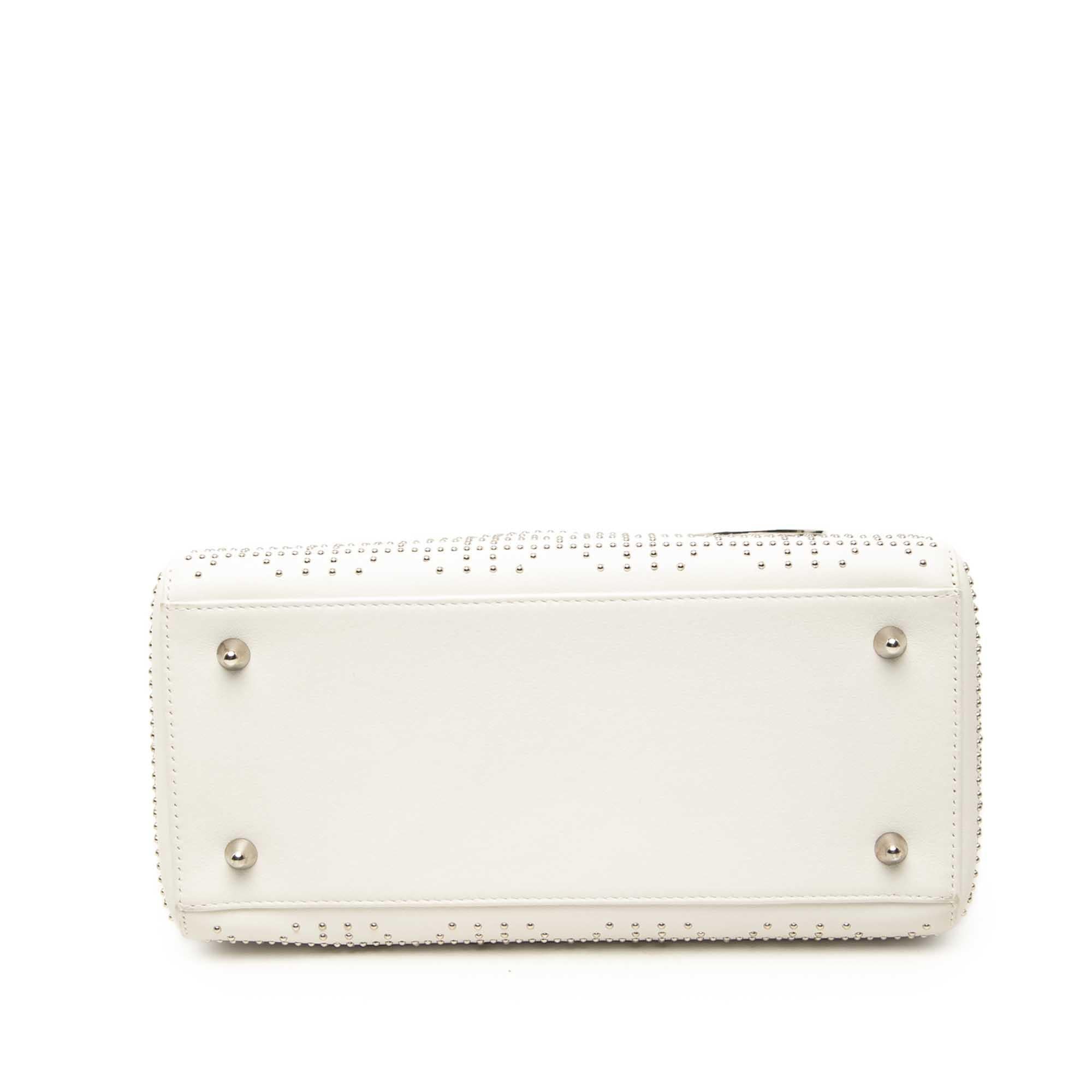 Dior Medium Calfskin Studded Lady Dior