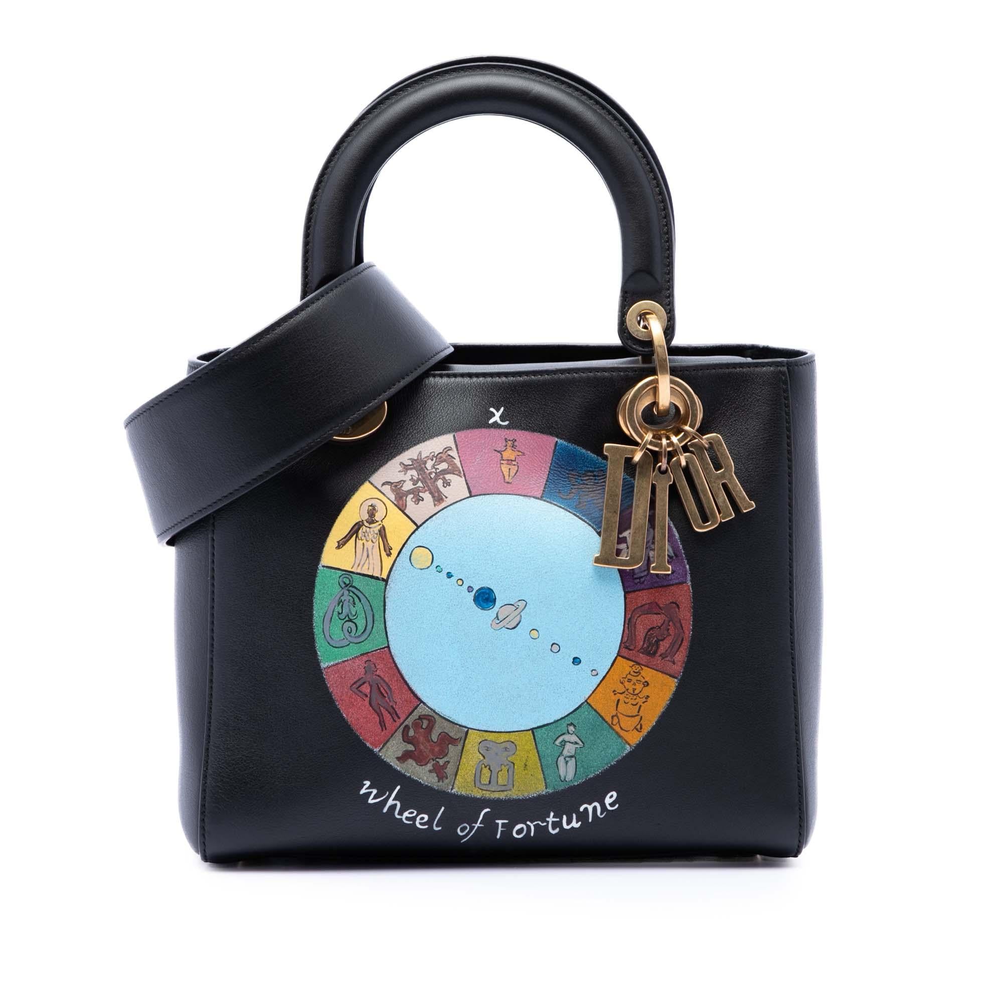 Dior Medium Calfskin Wheel of Fortune Tarot Lady Dior