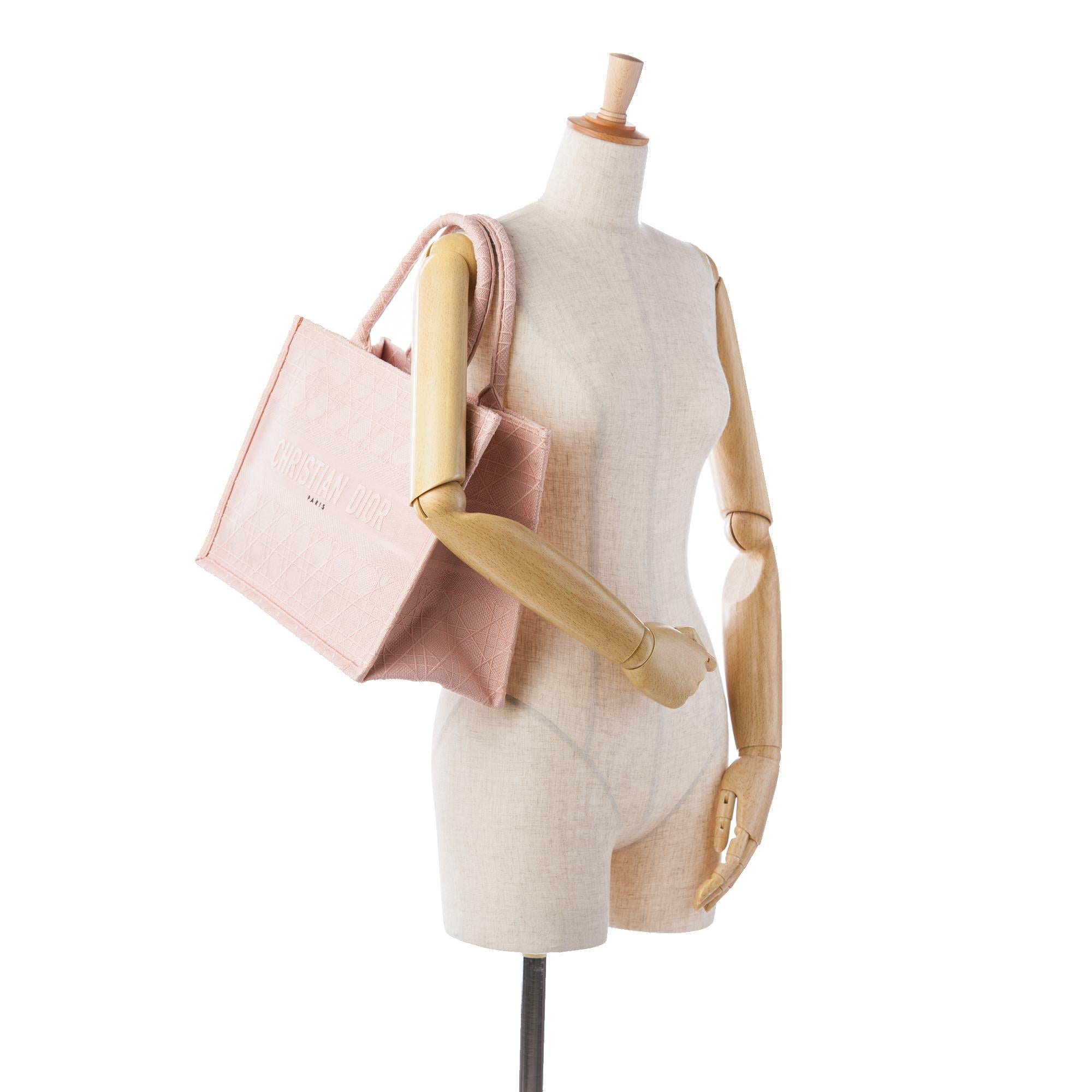 Dior Medium Cannage Embroidered Book Tote (SHG-zxt0CB)