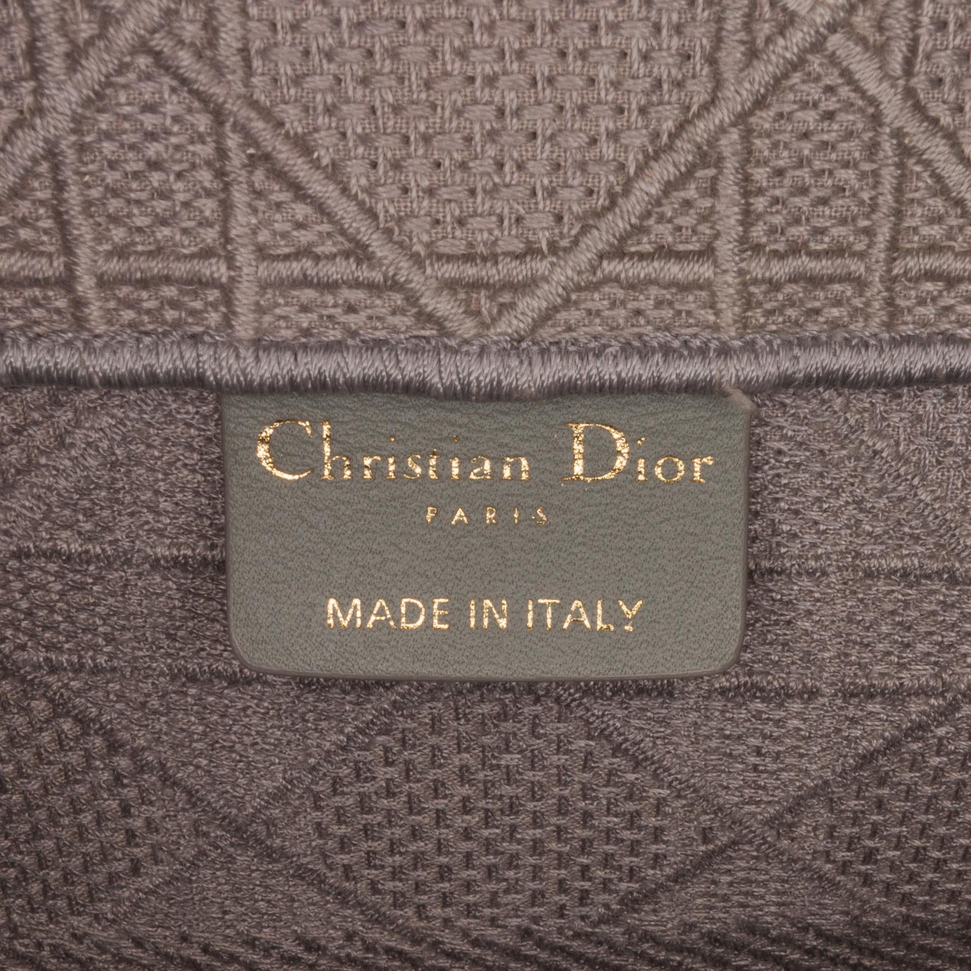 Dior Medium Cannage Embroidered Book Tote