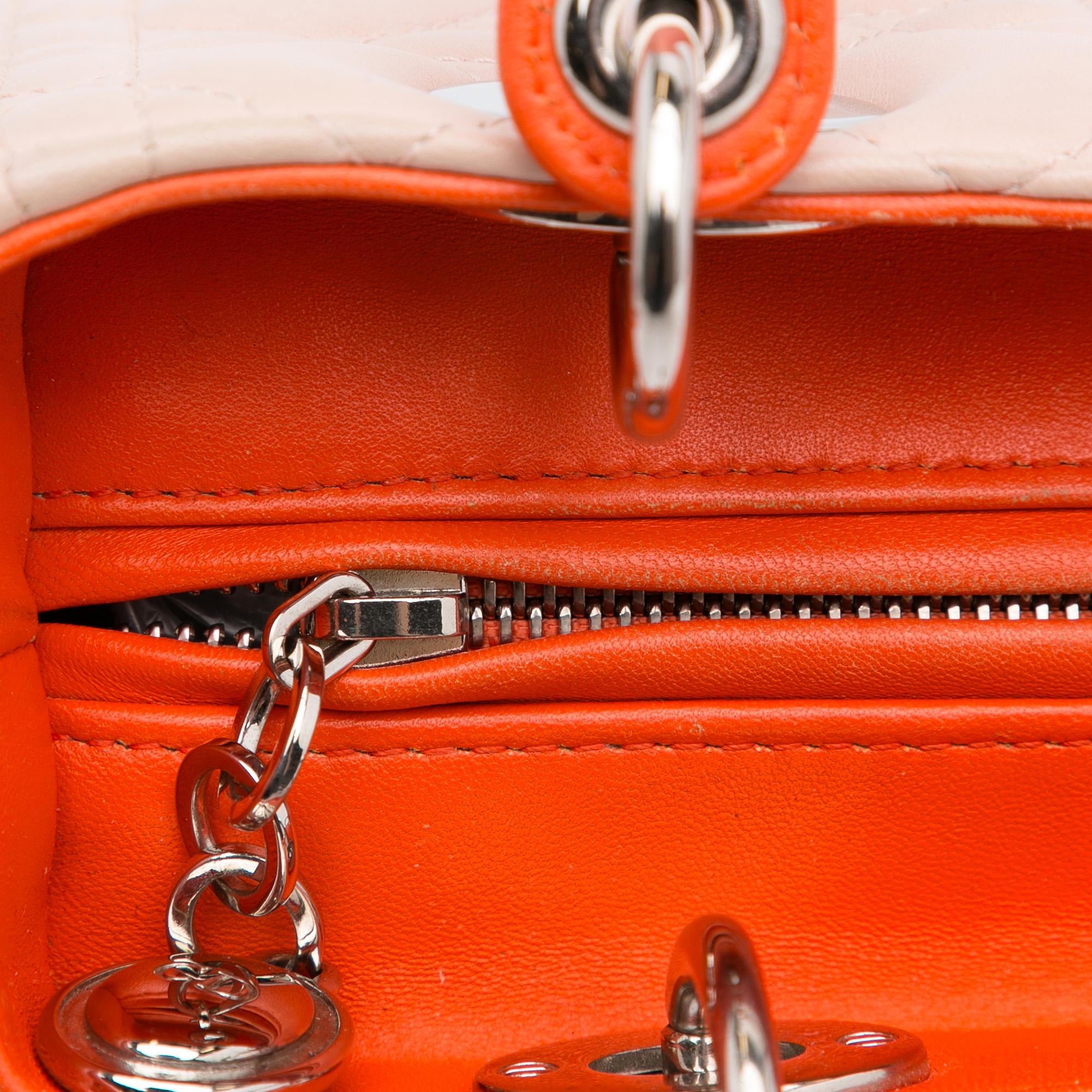 Dior Medium Cannage Lady Dior Tricolor (SHG-e3O6dL)