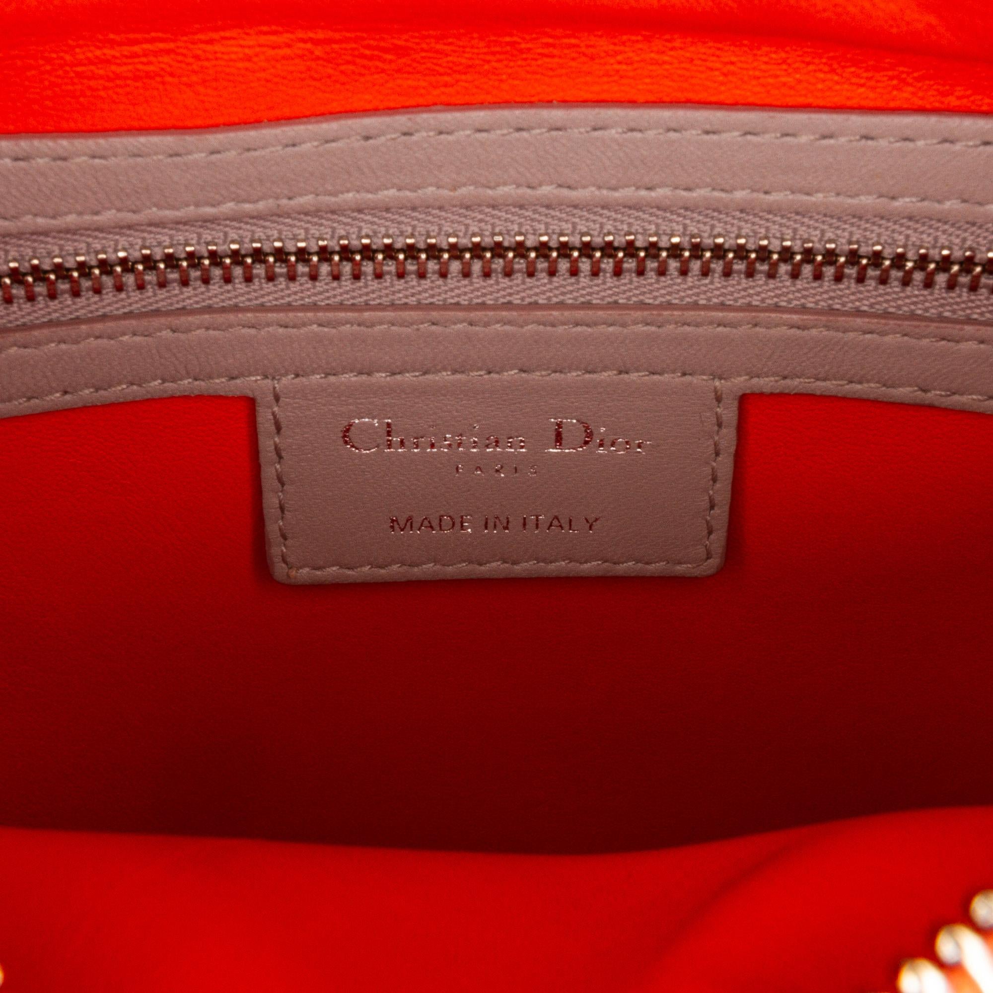 Dior Medium Cannage Lady Dior Tricolor (SHG-e3O6dL)