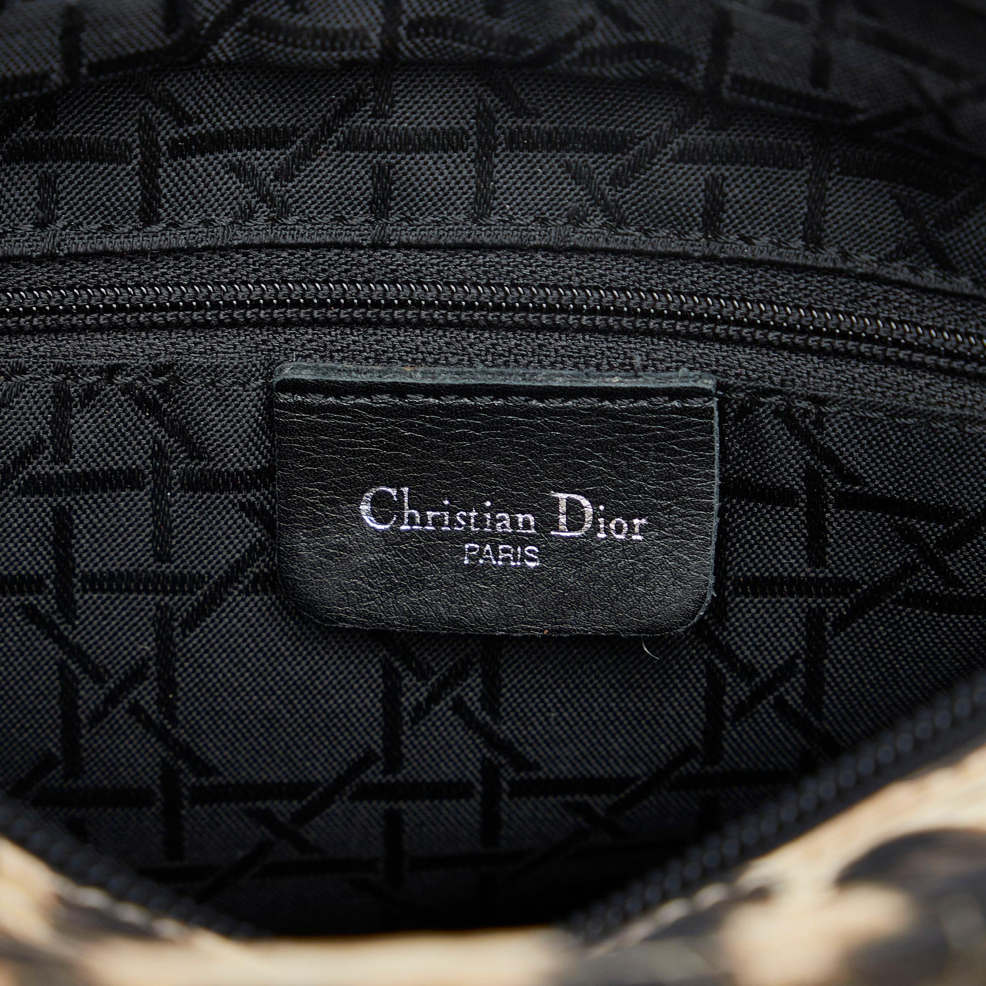 Dior Medium Cannage Leopard Print Lady Dior (SHG-Sbc9Zg)