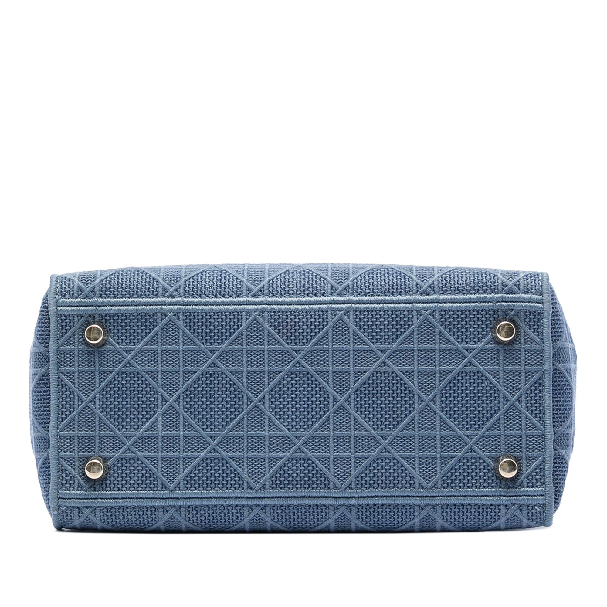 Dior Medium Canvas Cannage Lady D Lite