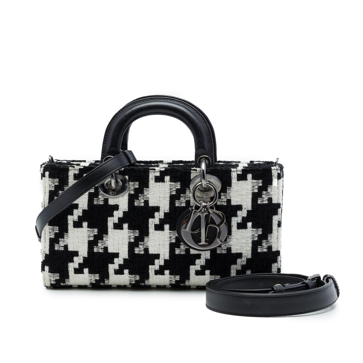 Dior Medium Canvas Macro Houndstooth Lady D Joy