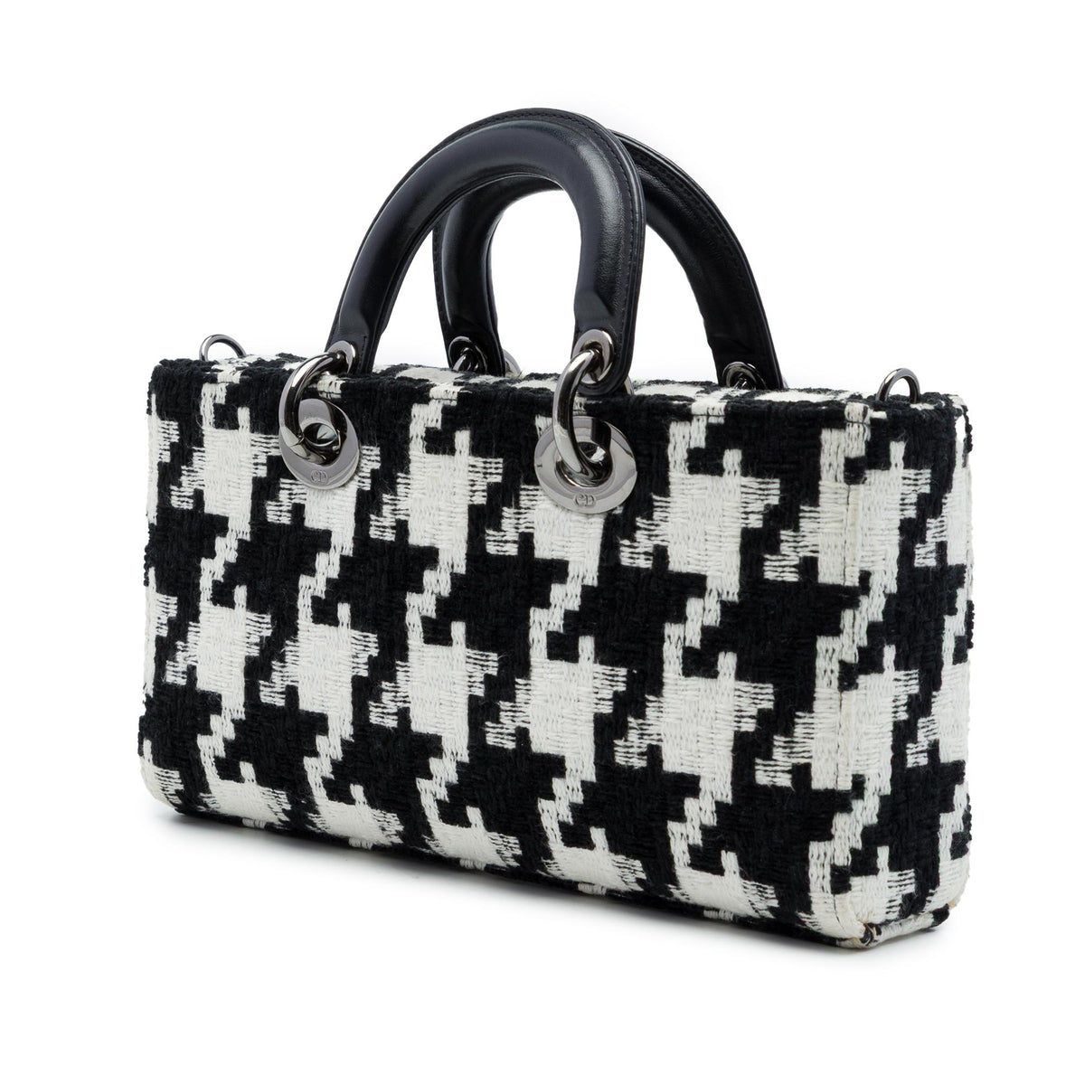 Dior Medium Canvas Macro Houndstooth Lady D Joy