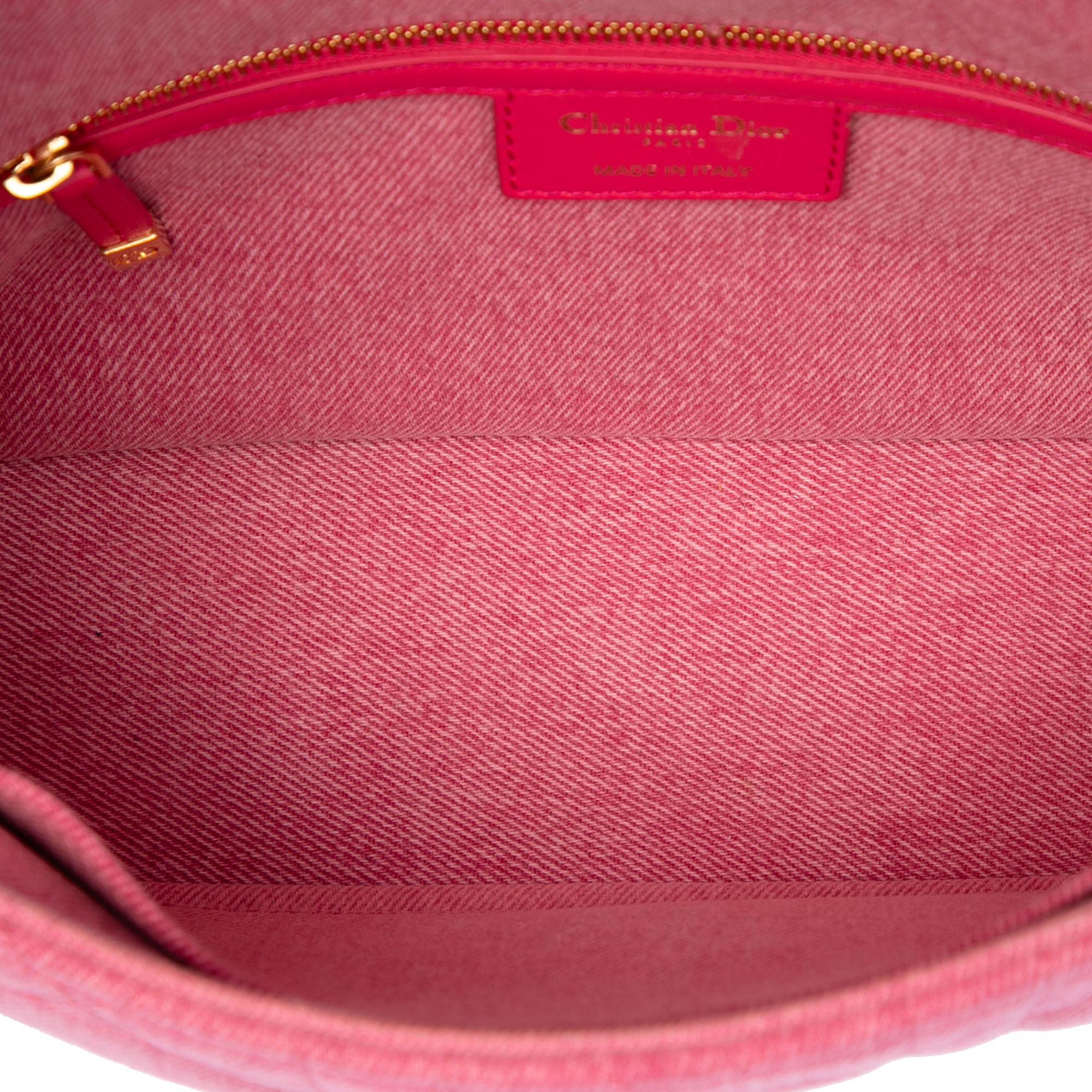 Dior Medium Denim Macrocannage Caro Bag