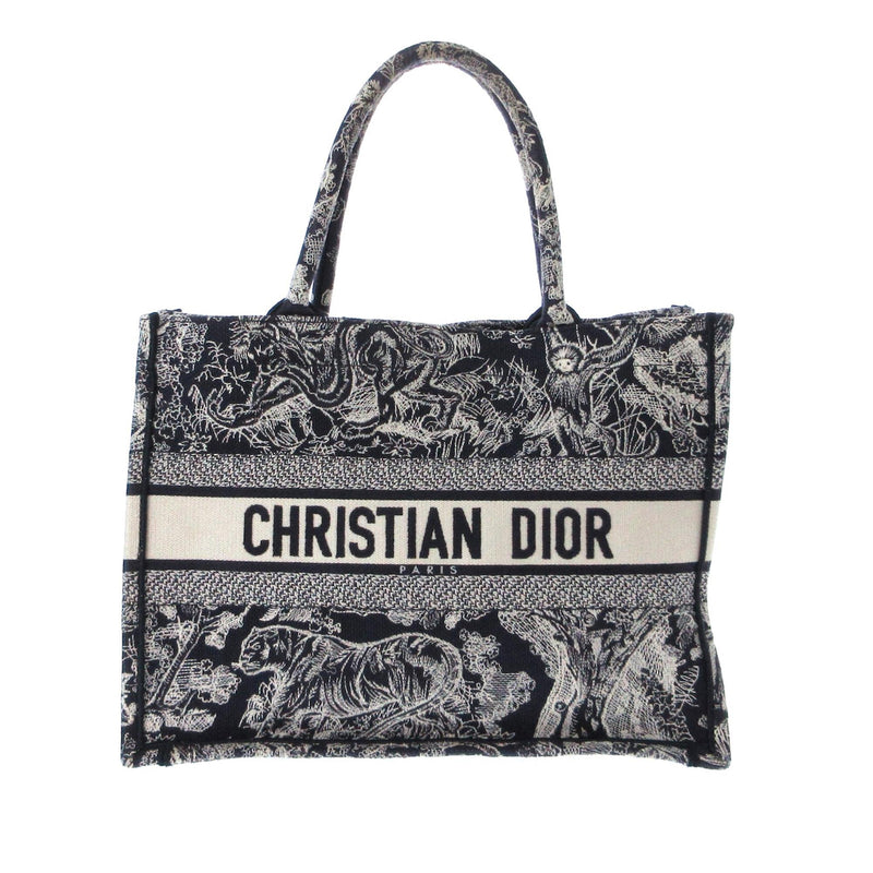 Dior - Authenticated Book Tote Handbag - Cloth Blue for Women, Never Worn