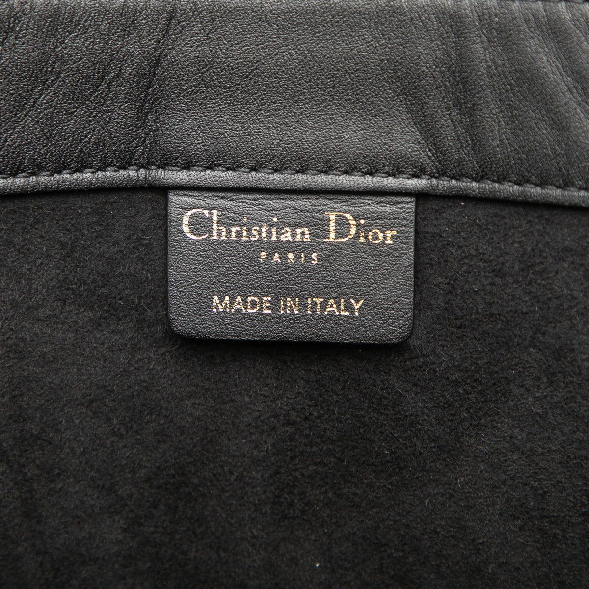 Dior Medium Embossed Leather Book Tote