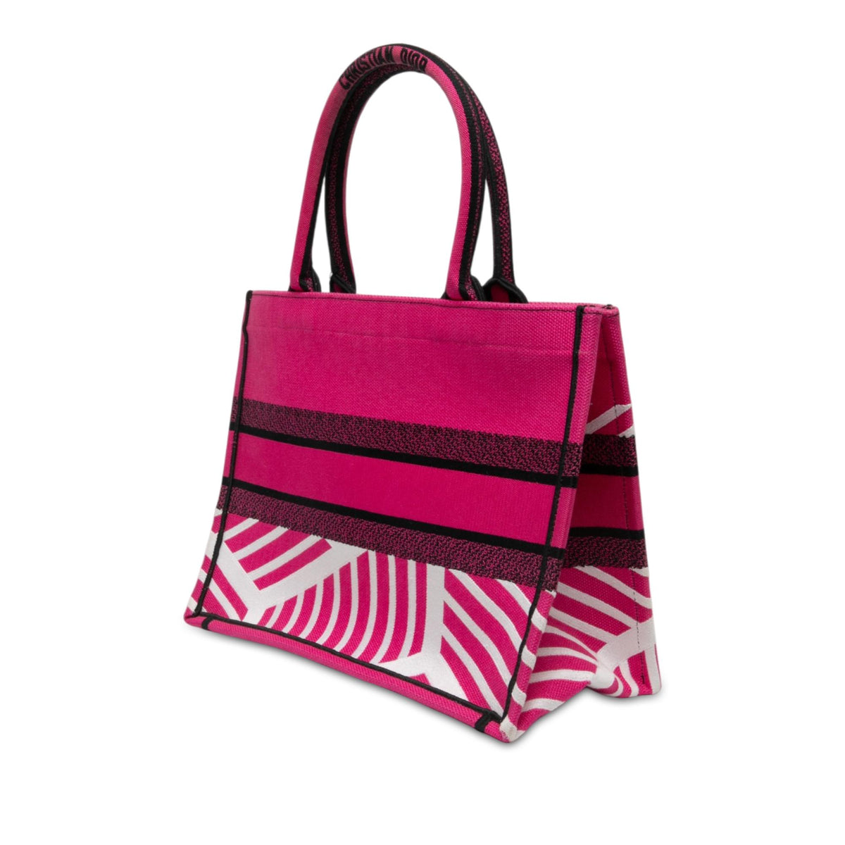 Dior Medium Embroidered Canvas Butterfly D Jungle Pop Book Tote
