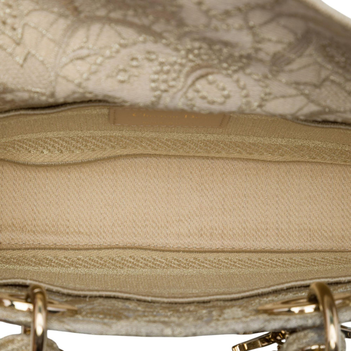 Dior Medium Embroidered Lace 3D Macrame Lady D Joy
