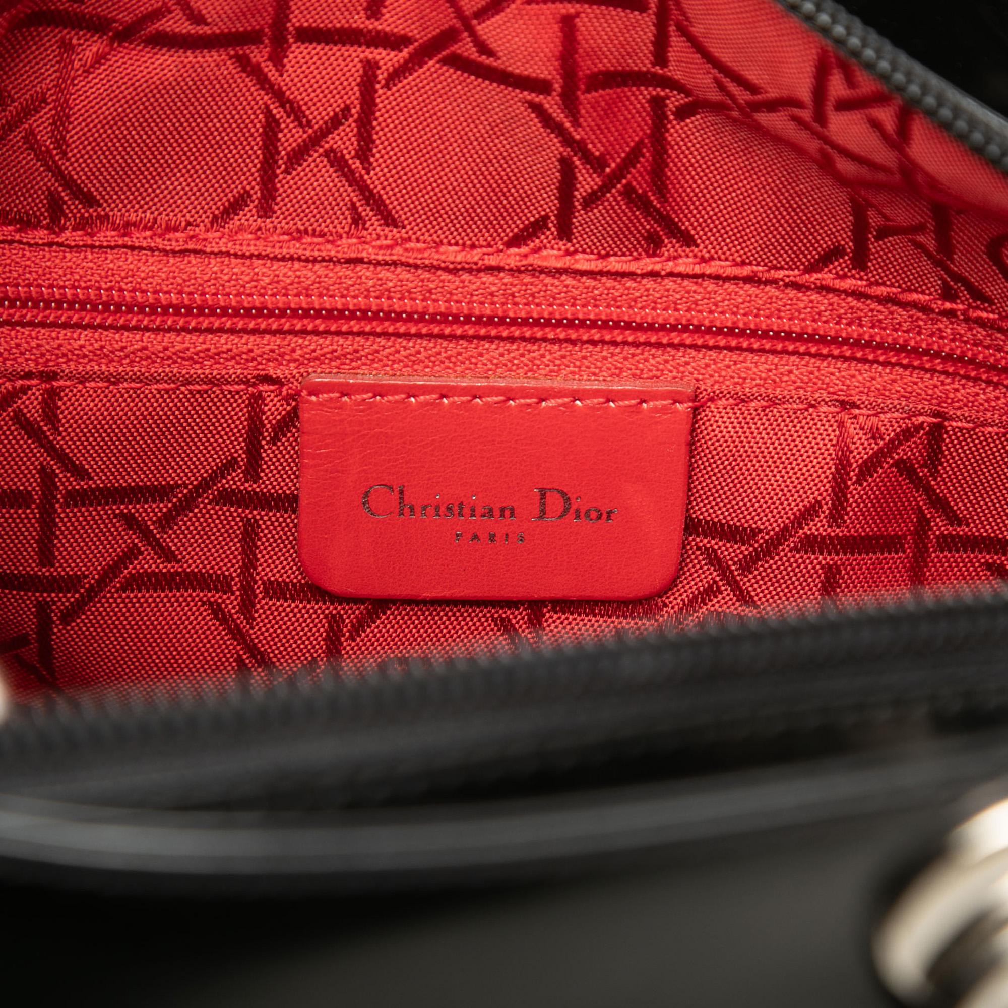 Dior Medium Glazed Calfskin Lady Dior