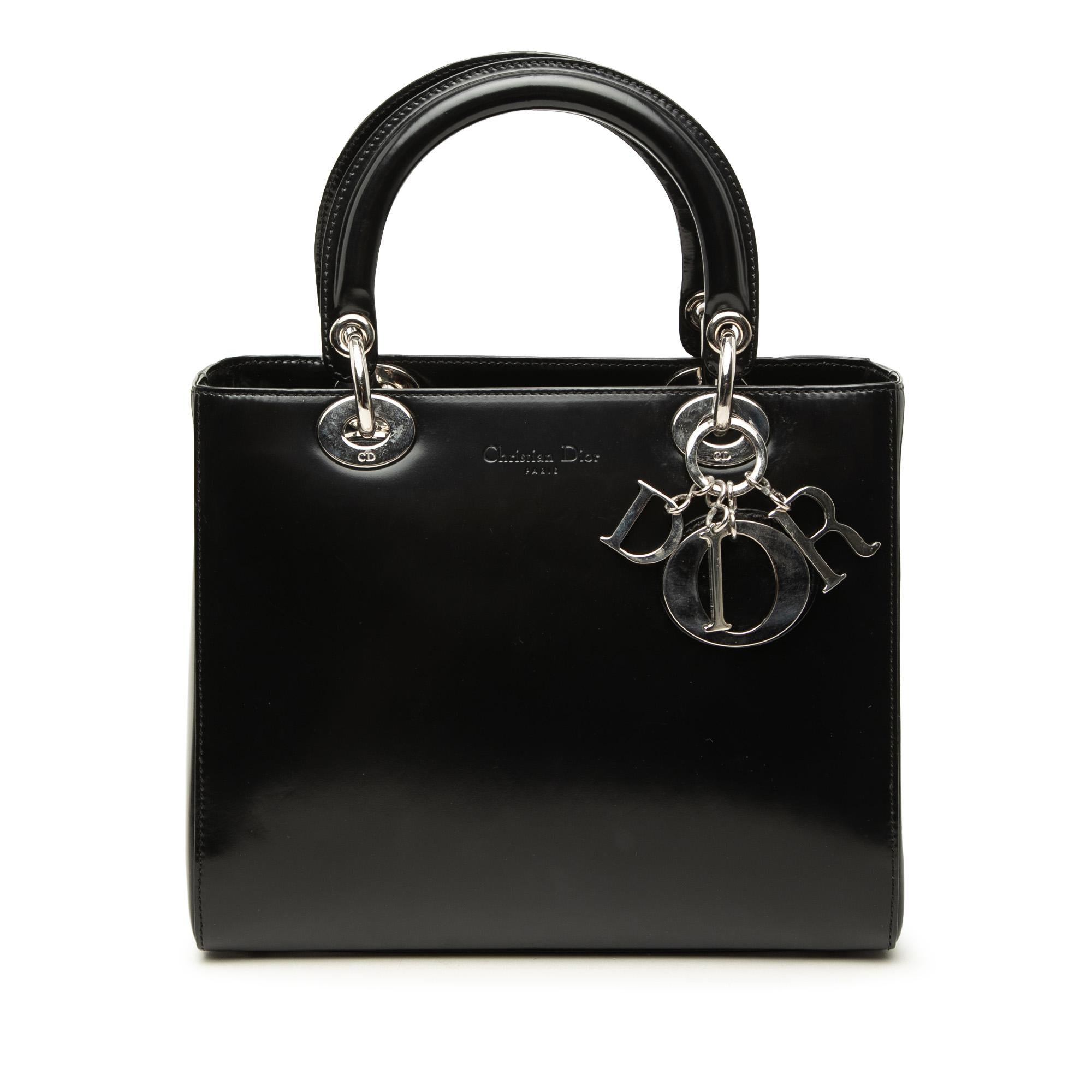 Dior Medium Glazed Calfskin Lady Dior