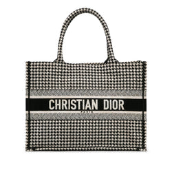 Dior Medium Houndstooth Embroidered Book Tote (SHG-g0s64t)
