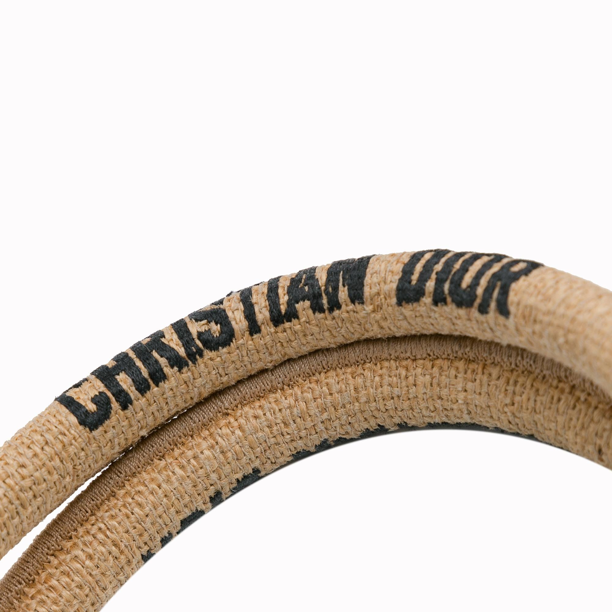 Dior Medium Jute Book Tote (SHG-zK2zwE)