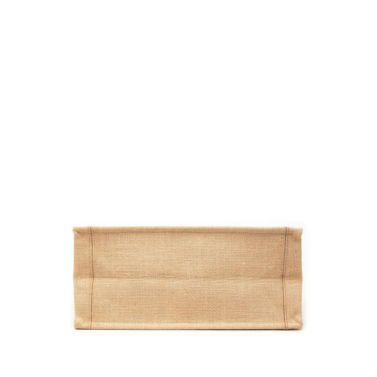 Dior Medium Jute Embroidered Book Tote