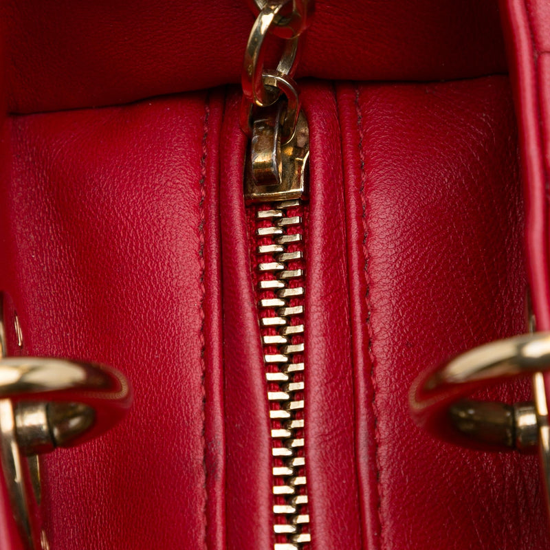 Dior Medium Lambskin Cannage Lady Dior (SHG-2Da655)