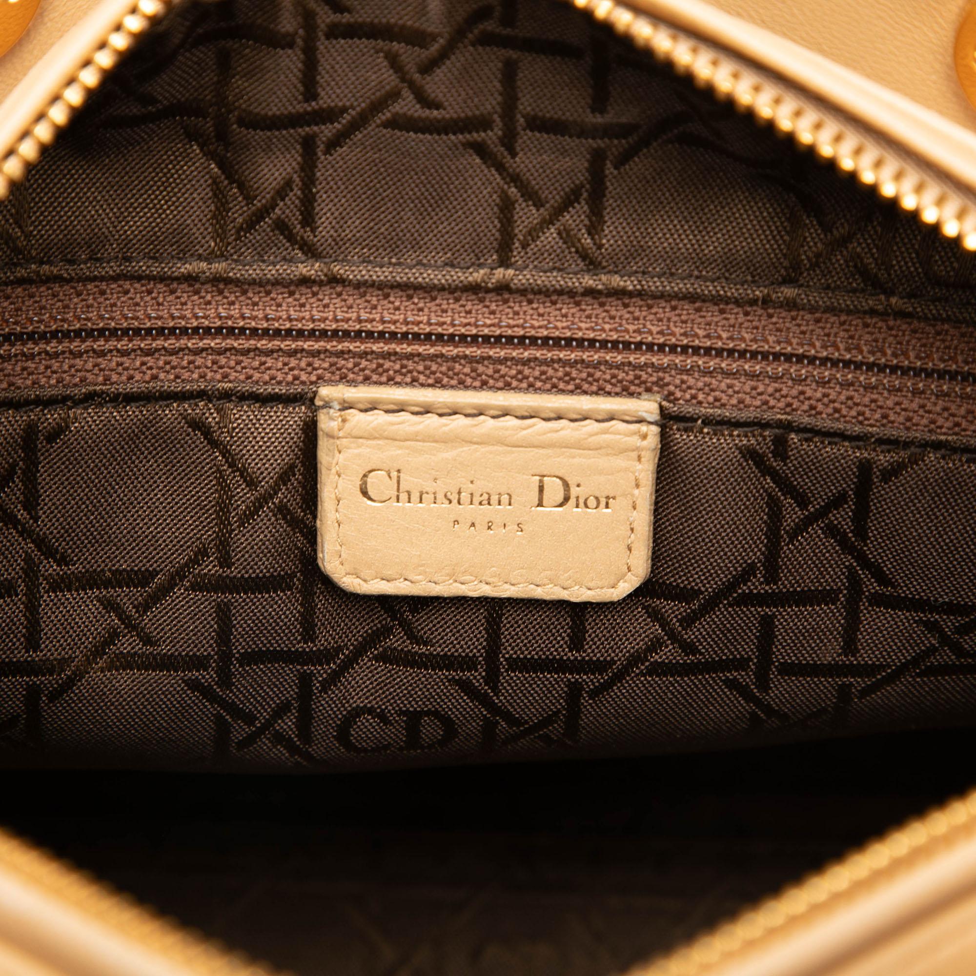 Dior Medium Lambskin Cannage Lady Dior