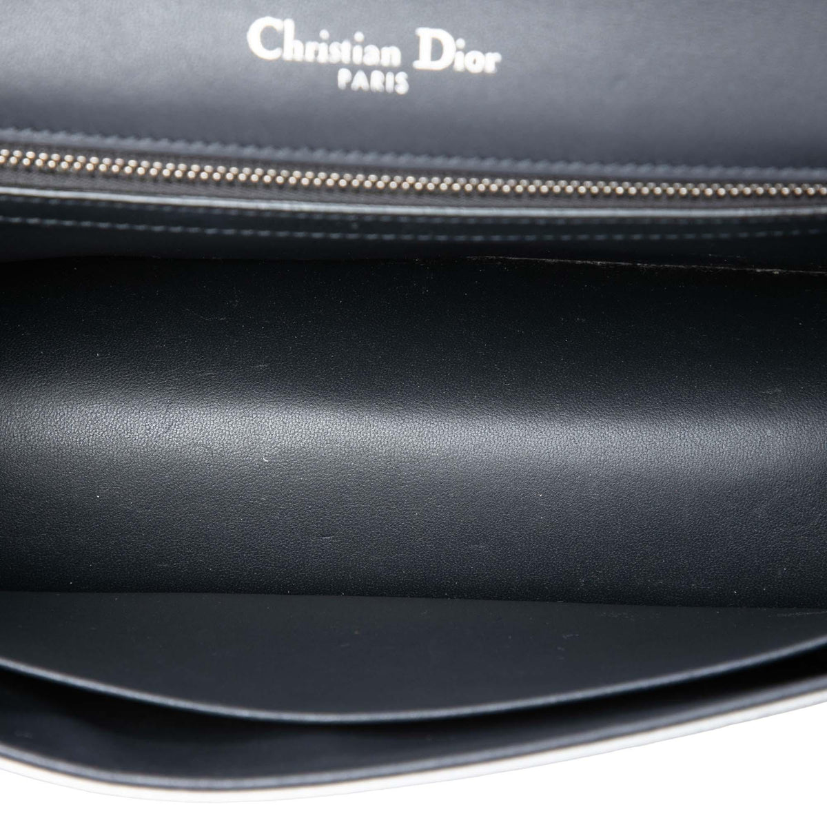 Dior Medium Metallic Patent Microcannage Diorama Flap